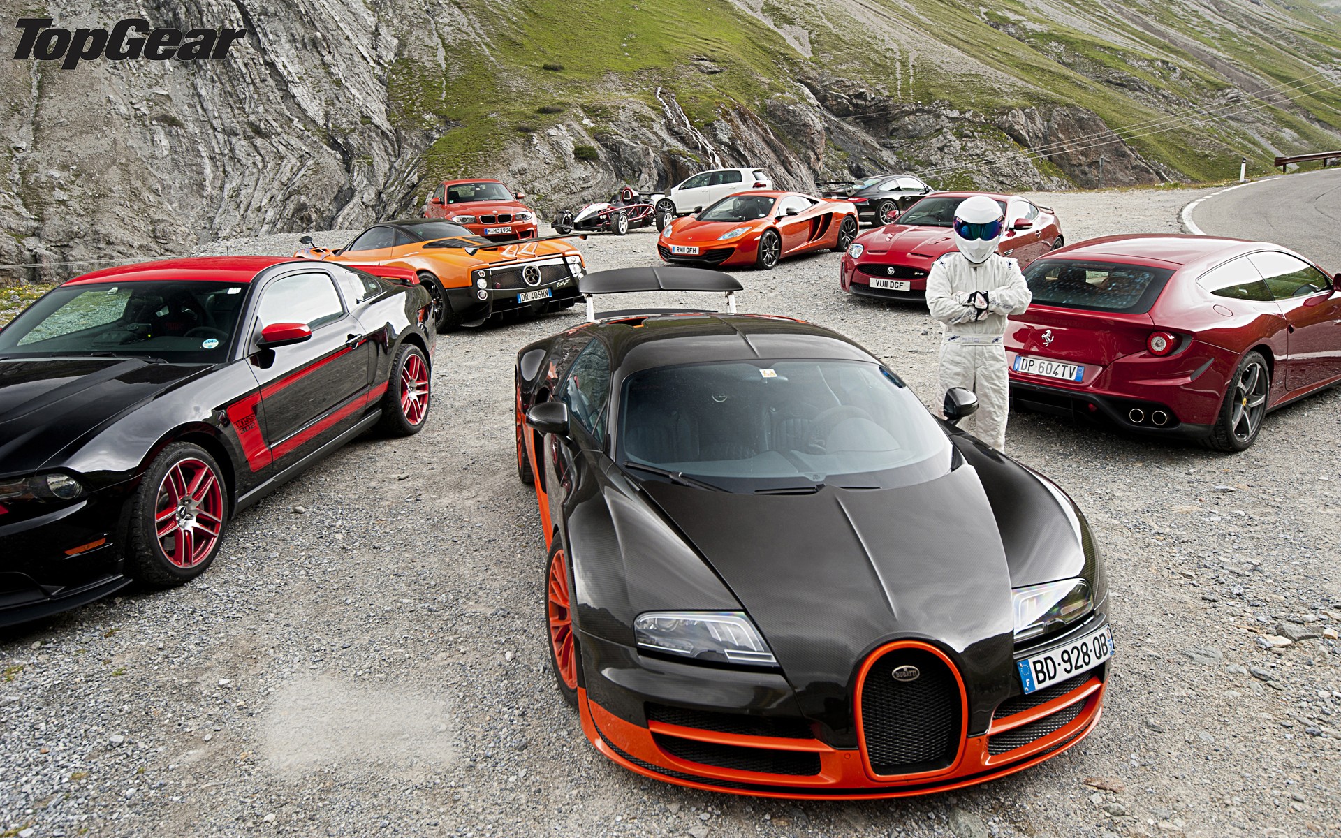 Top Gear cars with Ben Collins HD Wallpaper