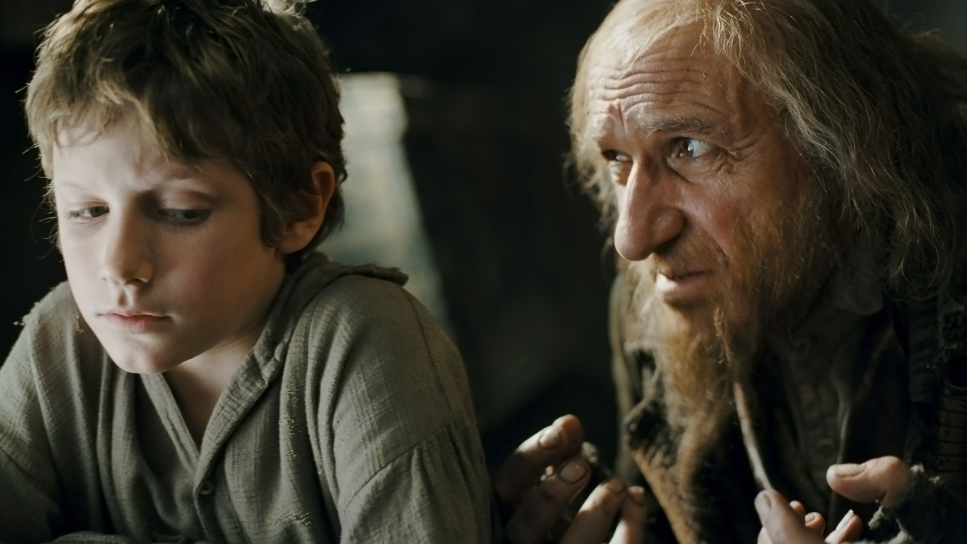 Ben Kingsley and a boy HD Wallpaper