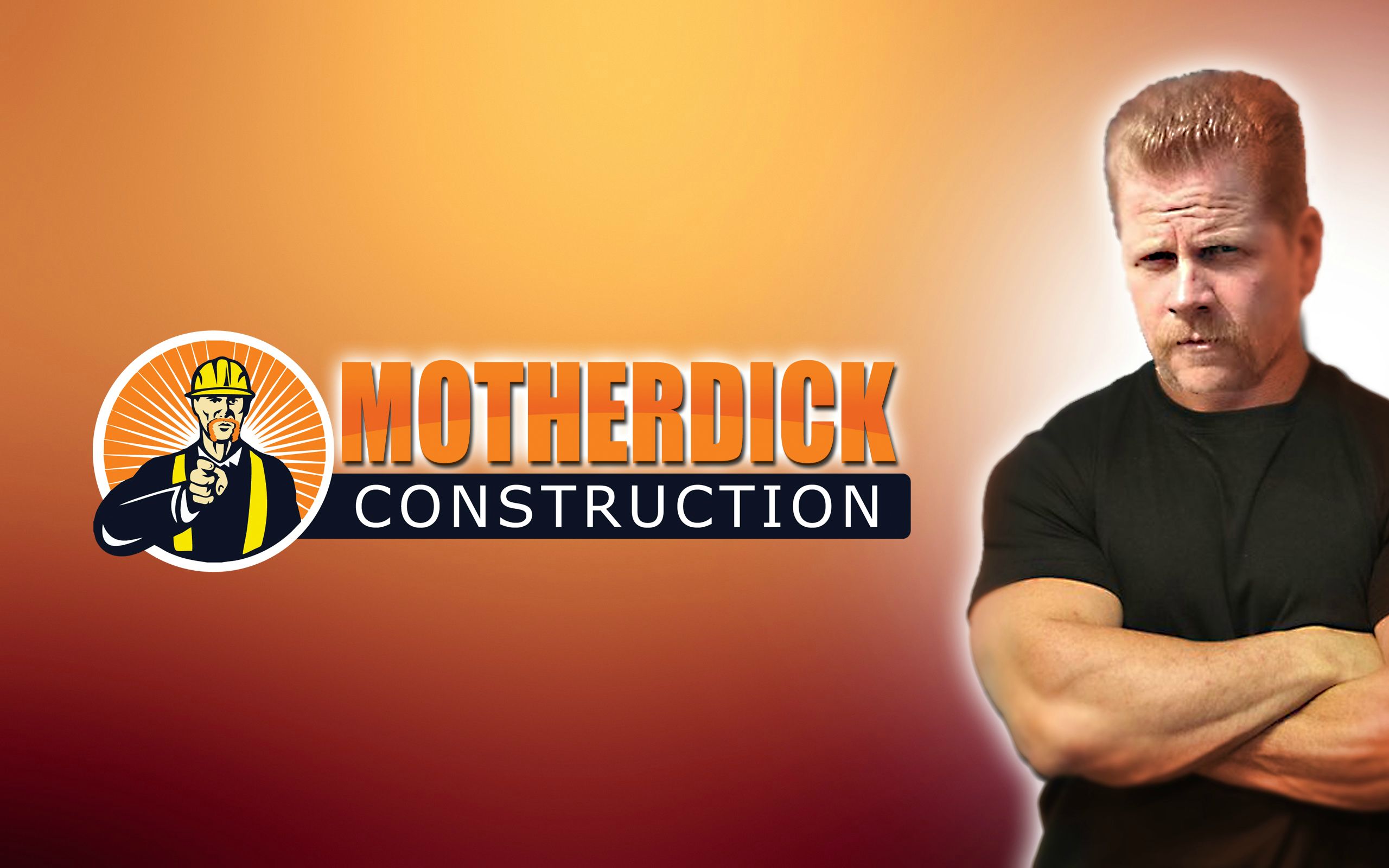 Michael Cudlitz and Motherdick Construction logo HD Wallpaper