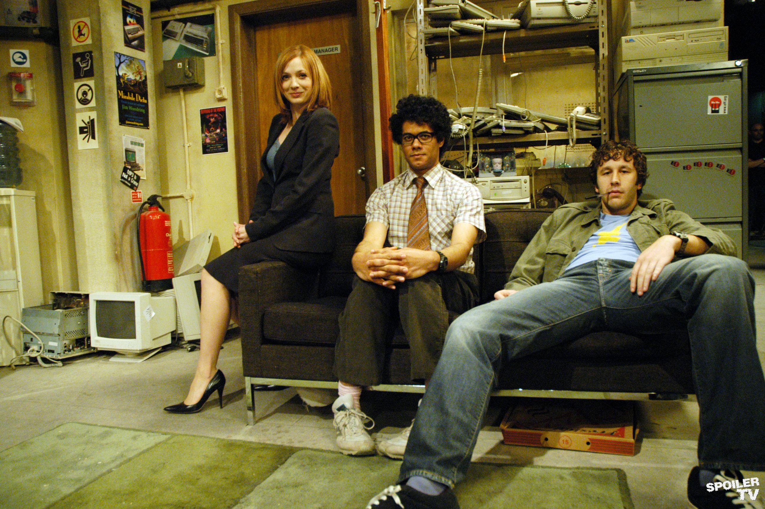 The IT Crowd: Moss, Roy, and Jen HD Wallpaper