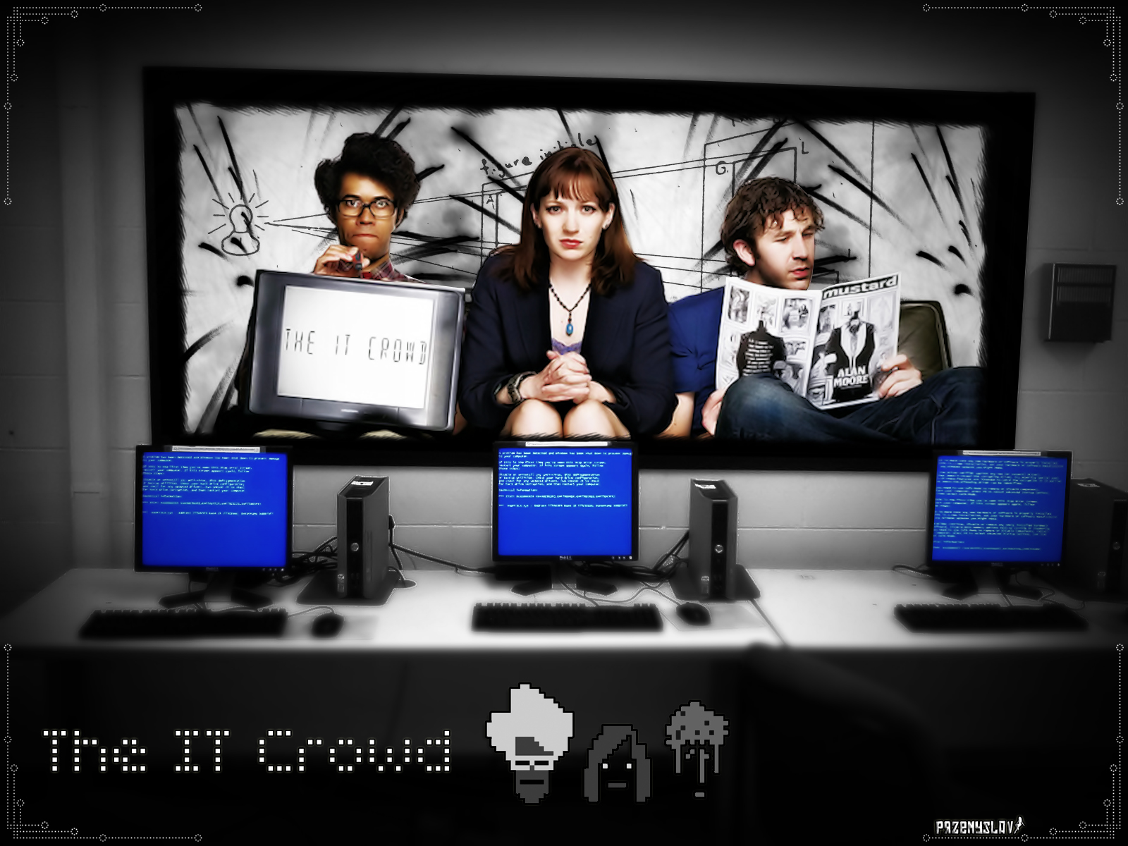 The IT Crowd with Chris O'Dowd HD Wallpaper