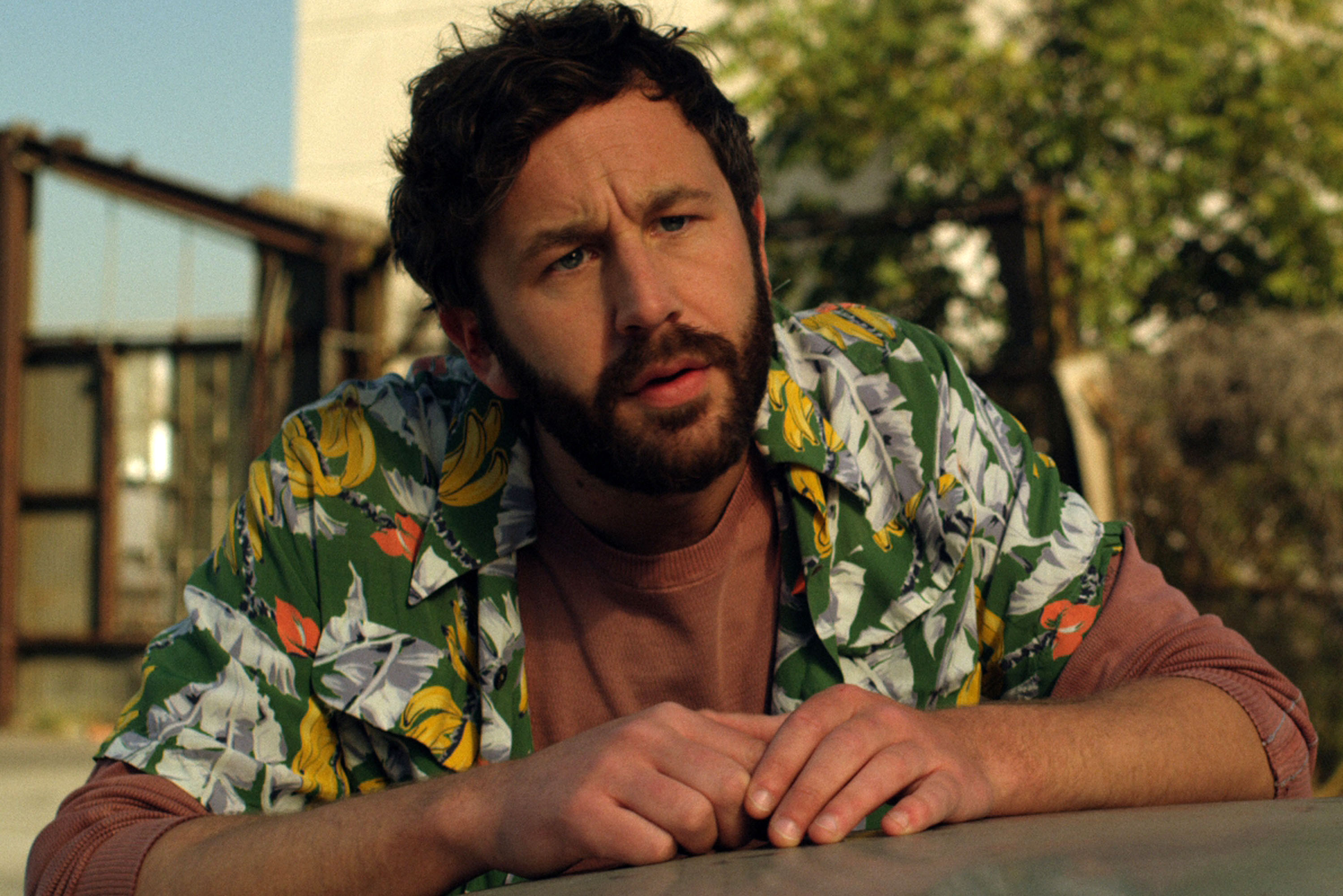 Chris O'Dowd in a Hawaiian shirt HD Wallpaper