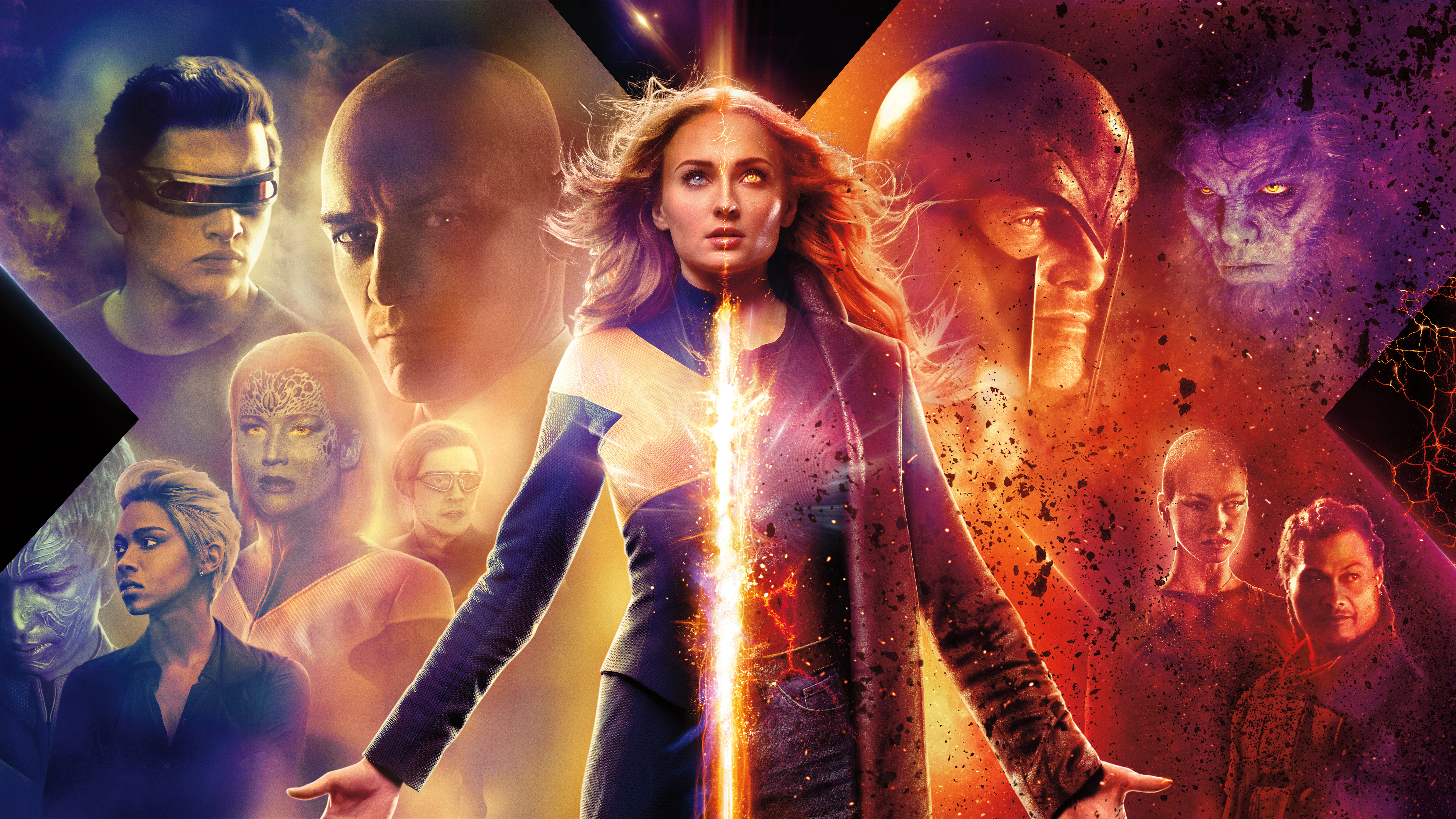 X-Men: Dark Phoenix Poster HD Wallpaper