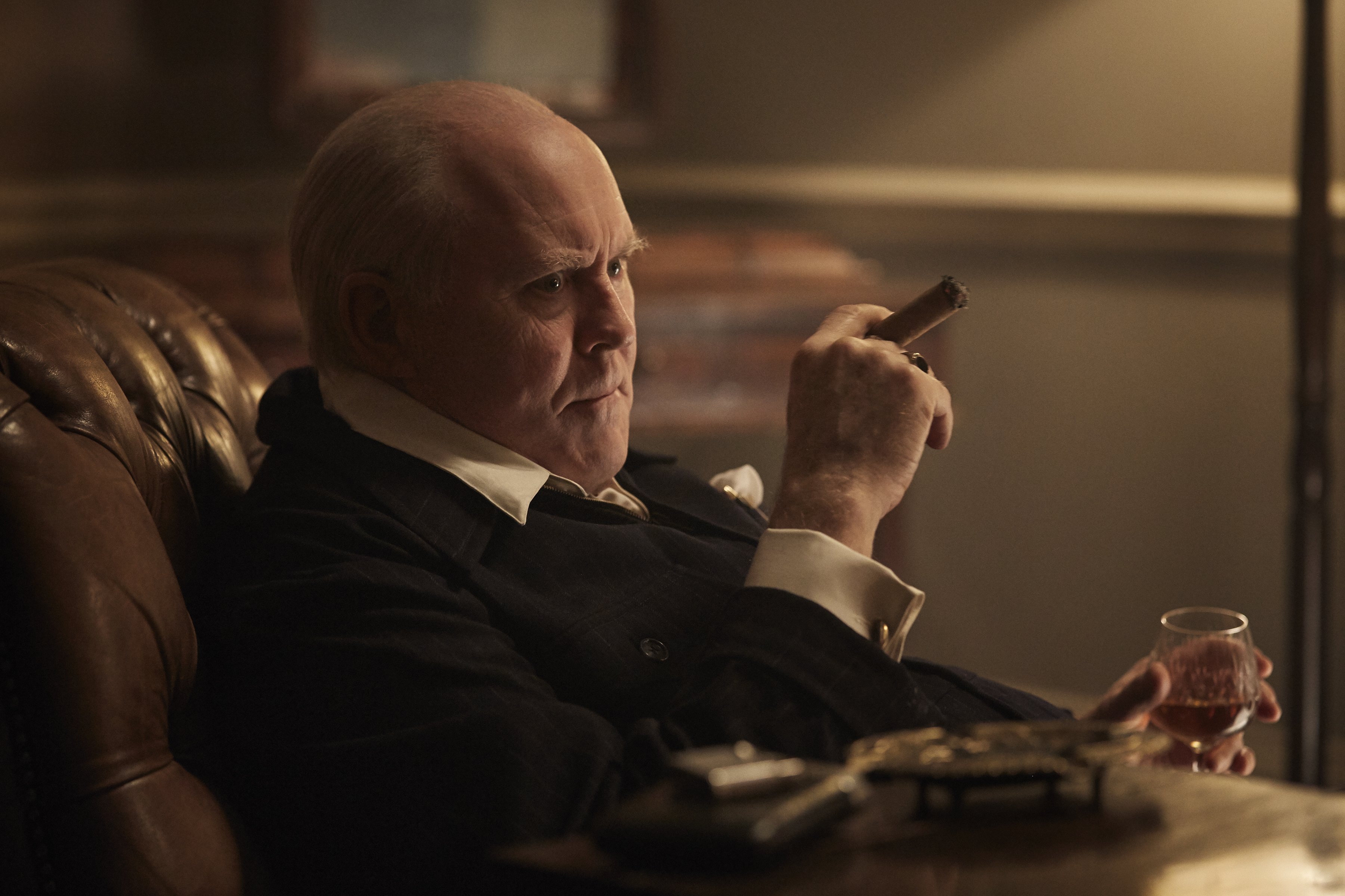 John Lithgow smoking a cigar HD Wallpaper