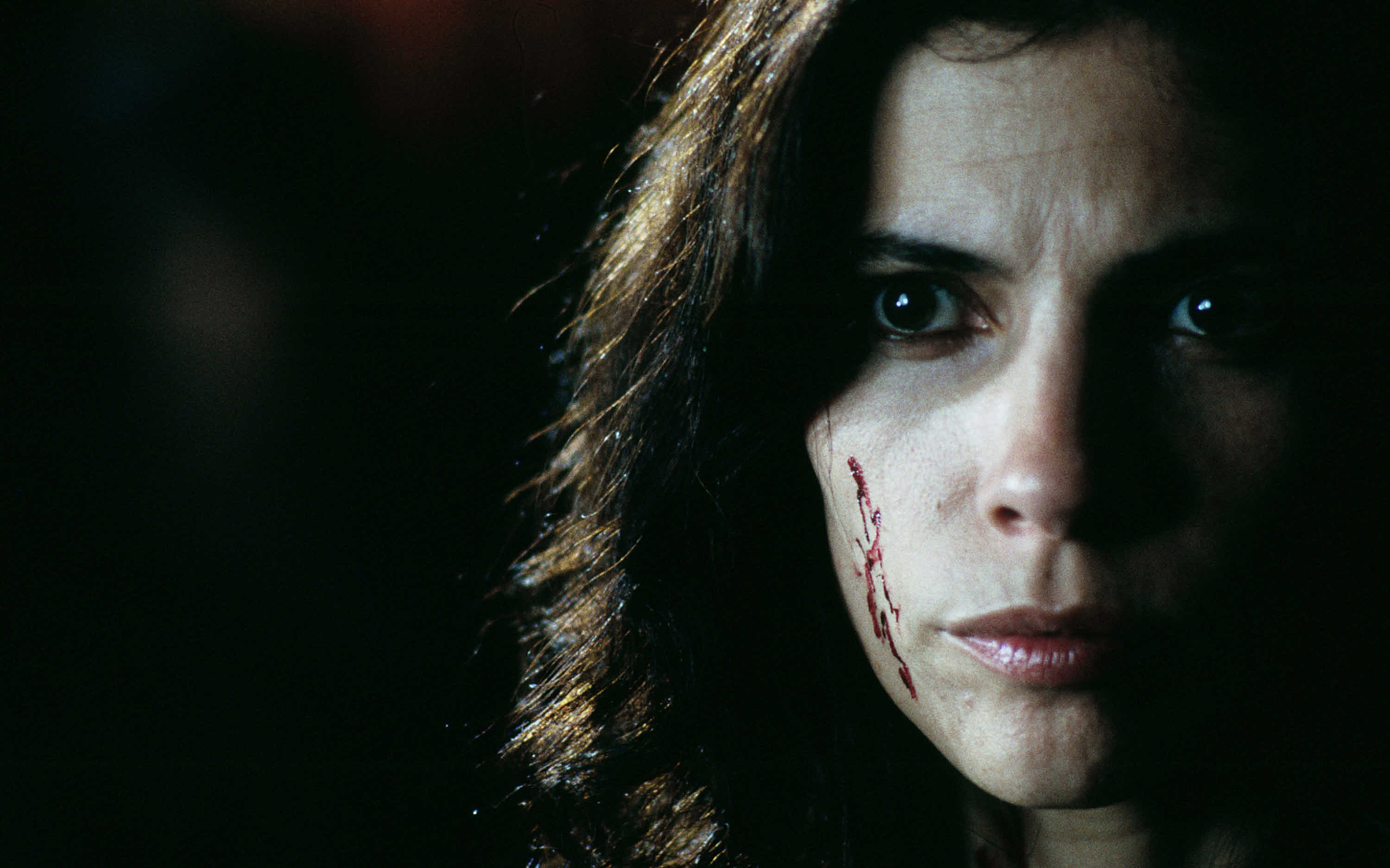Maribel Verdú with blood on her face HD Wallpaper