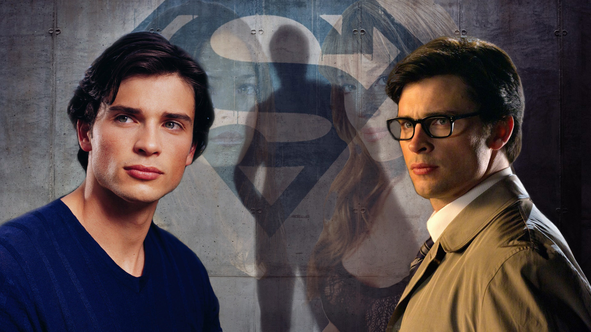 Tom Welling as Clark Kent and Superman HD Wallpaper