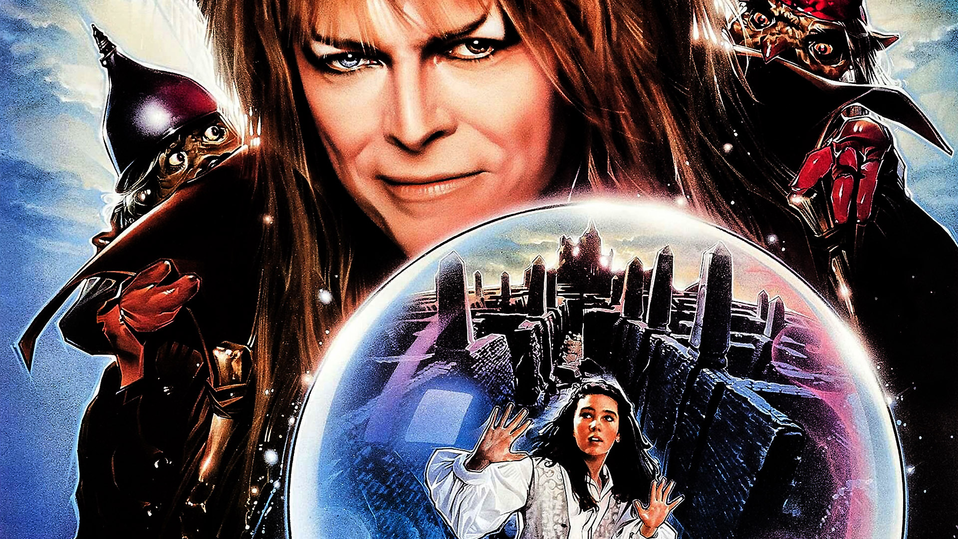 David Bowie and creatures from Labyrinth HD Wallpaper