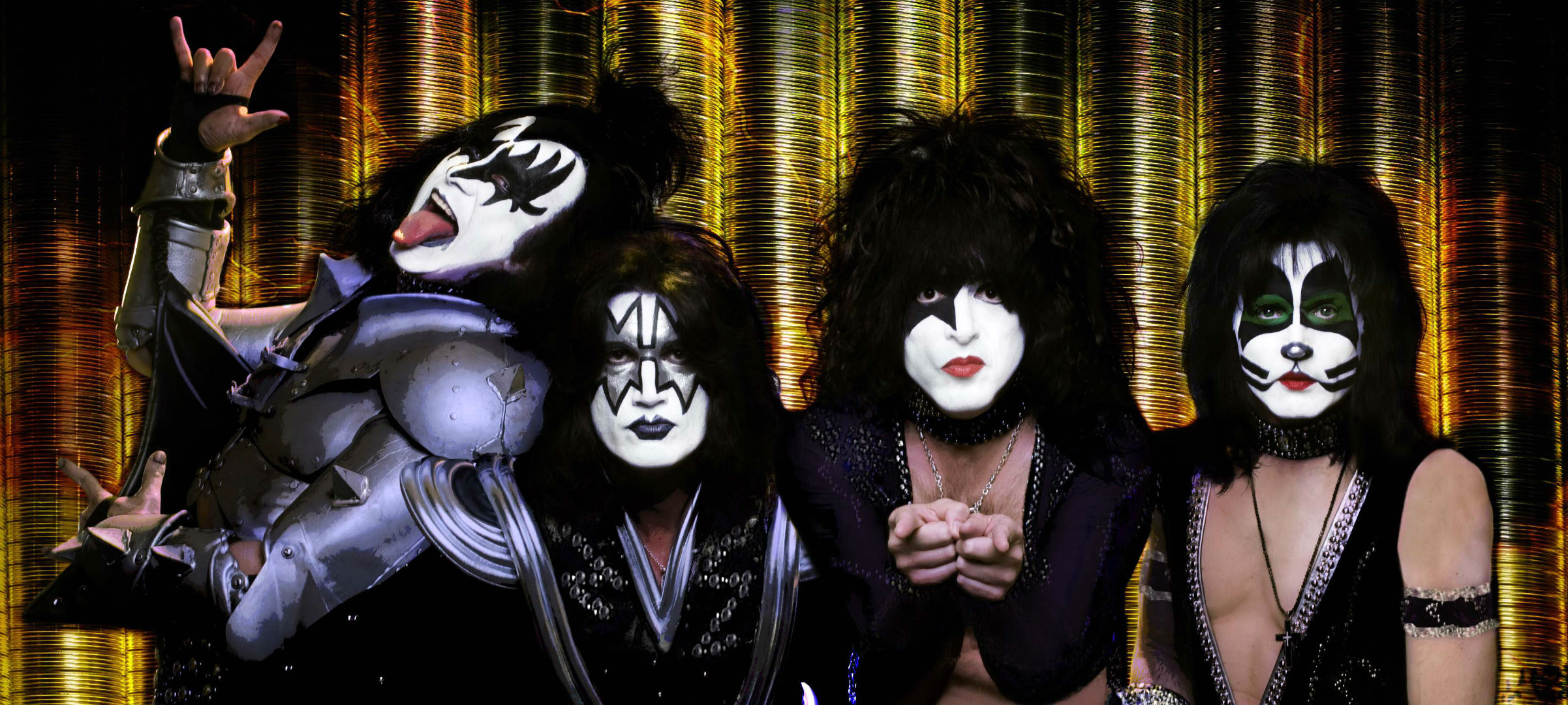 The band KISS in costume HD Wallpaper