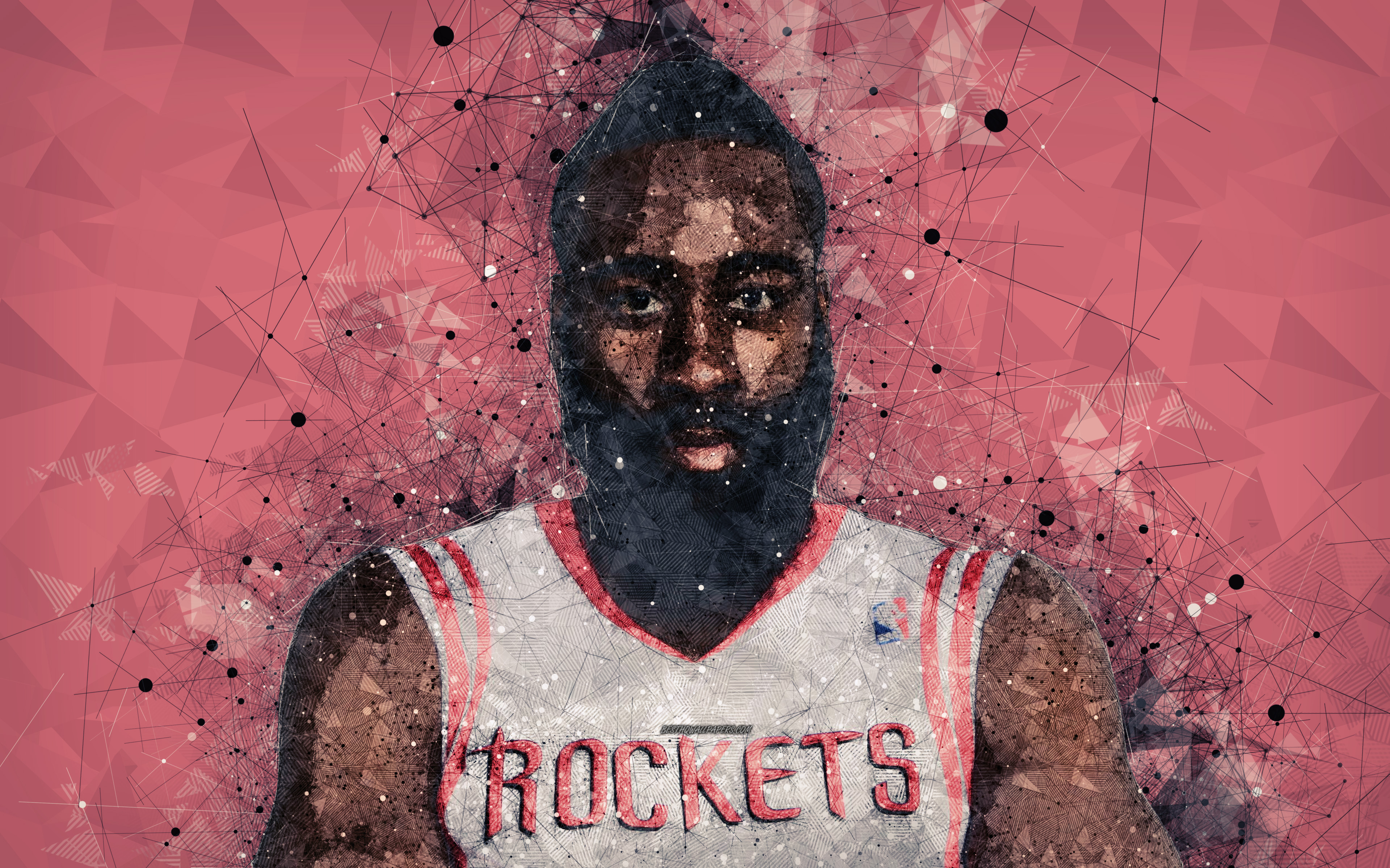 James Harden of the Houston Rockets HD Wallpaper