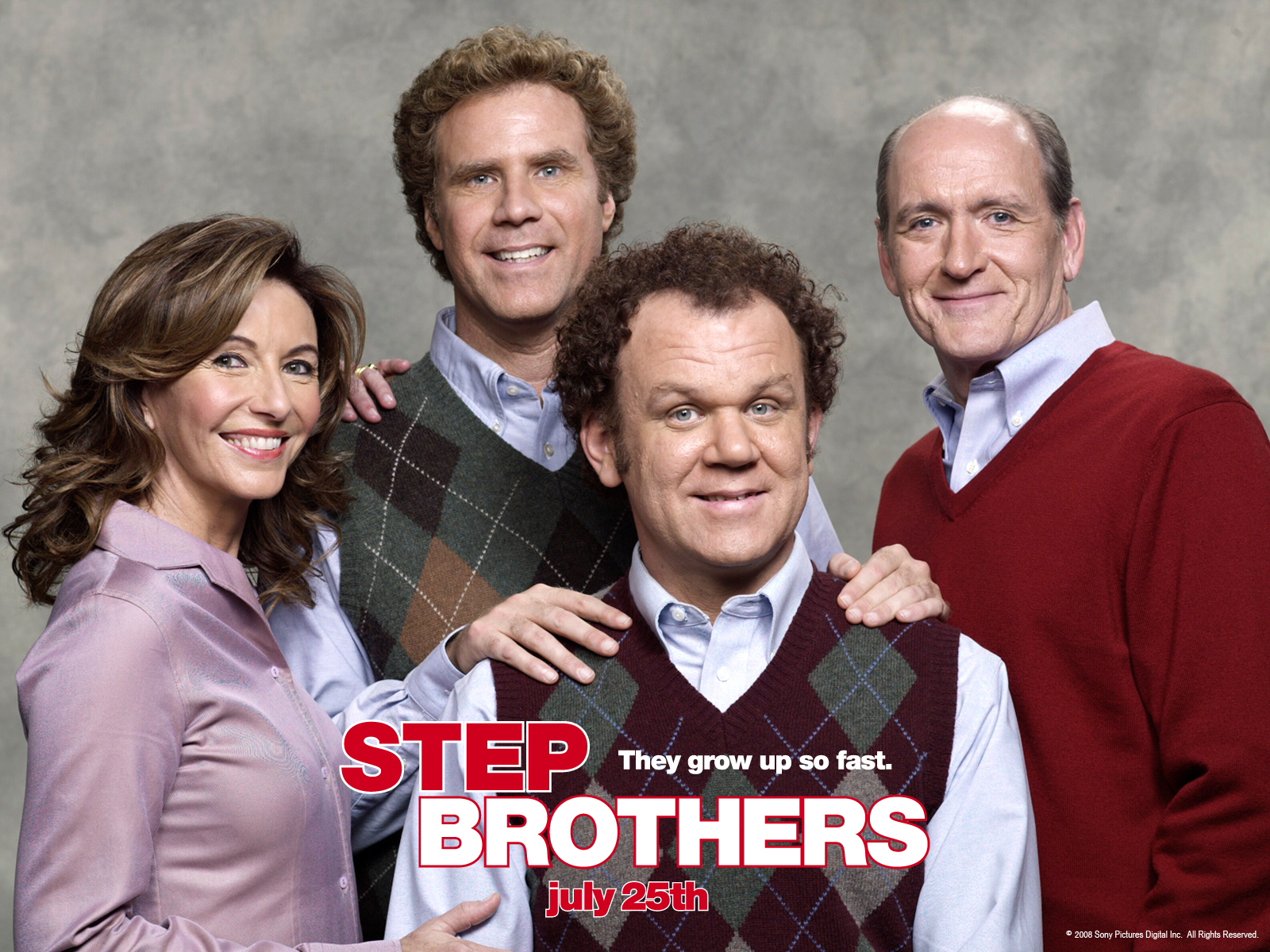 Step Brothers movie poster with cast HD Wallpaper