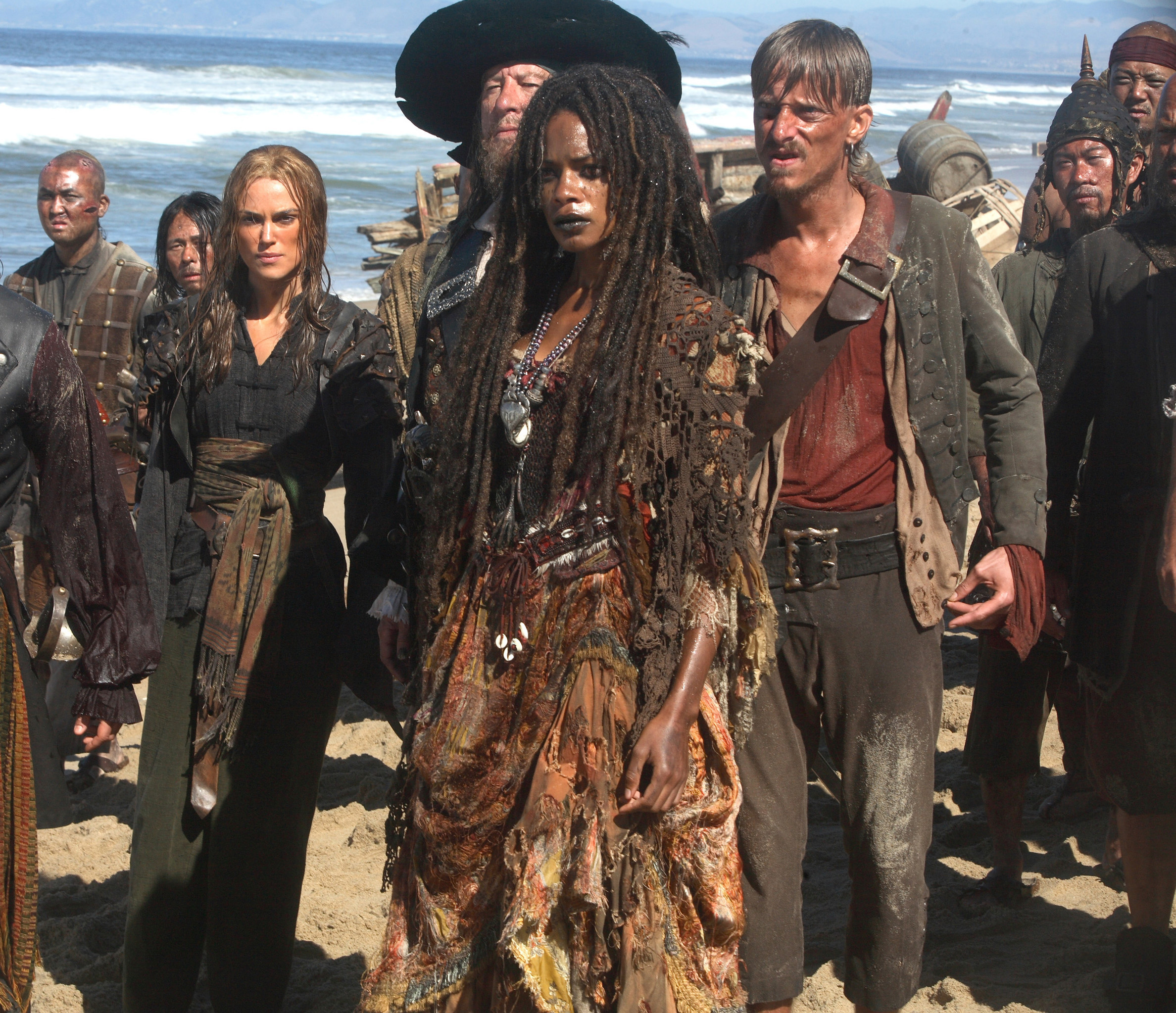 Pirates on a Beach HD Wallpaper