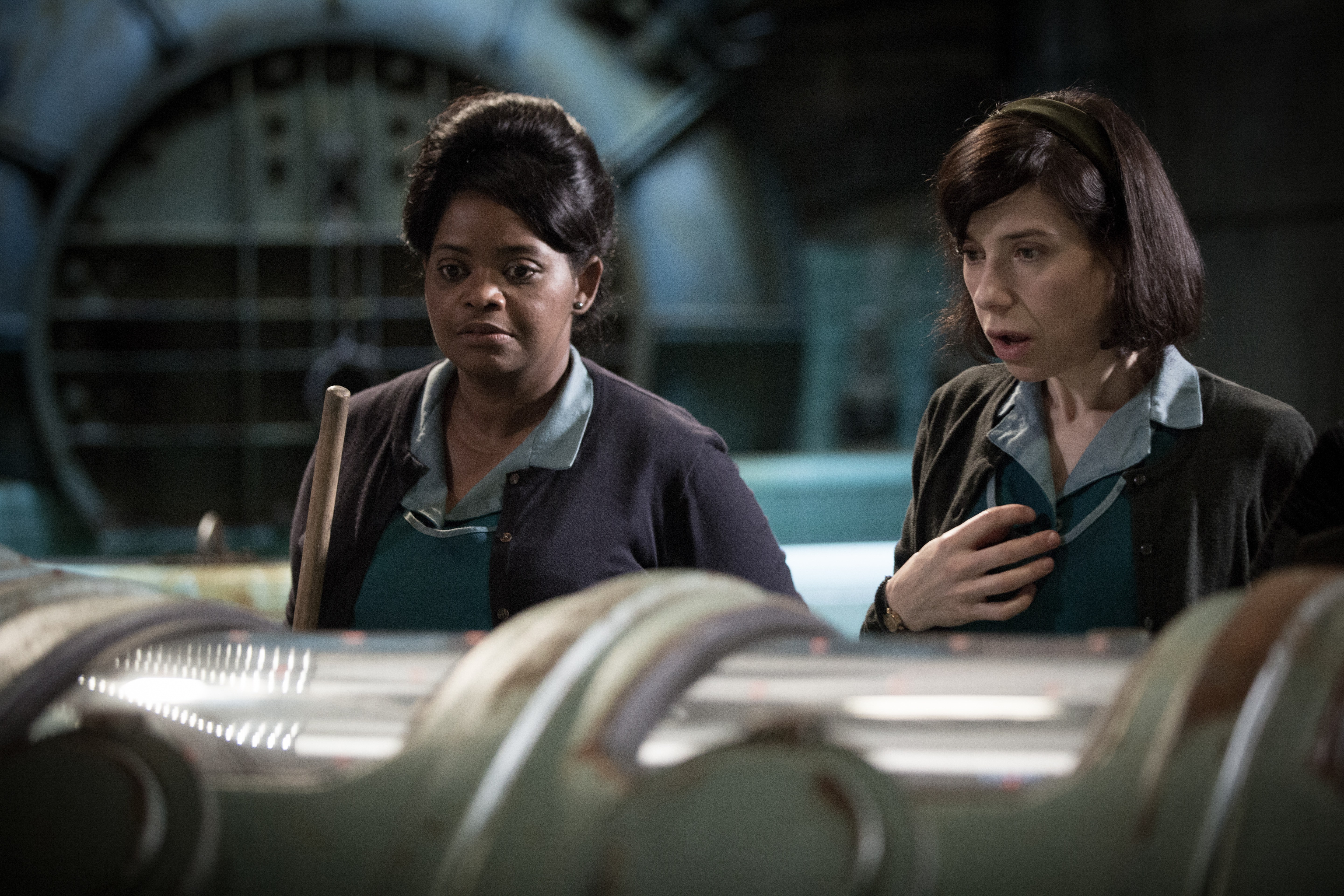 Octavia Spencer and Sally Hawkins in The Shape of Water HD Wallpaper