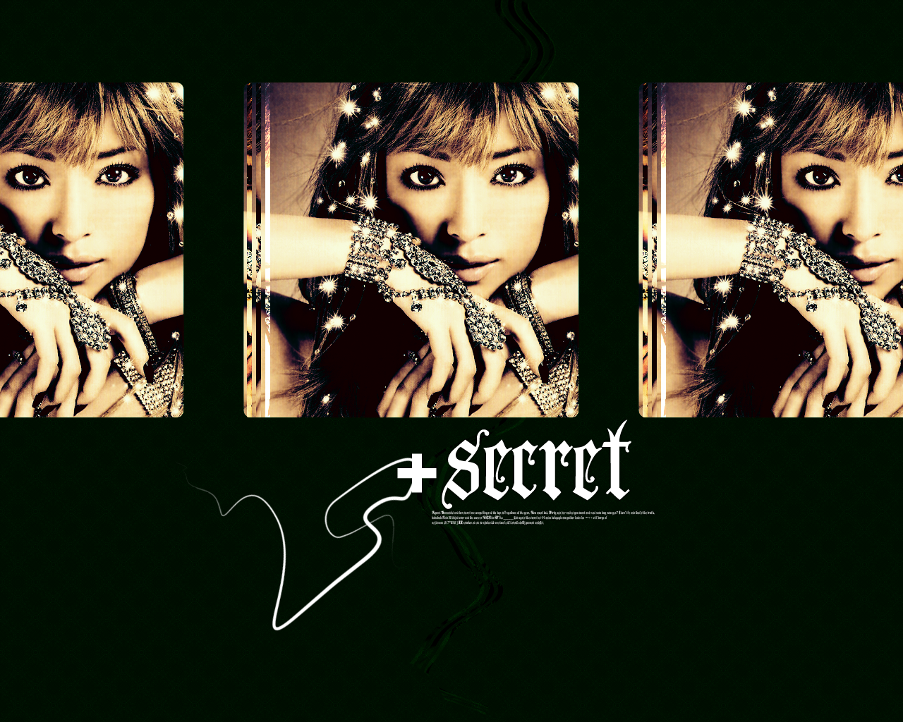 Ayumi Hamasaki Secret Album Art HD Wallpaper