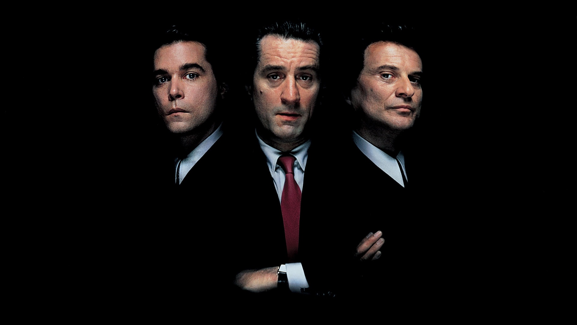 Goodfellas: Ray Liotta, Robert De Niro, Joe Pesci HD Wallpaper