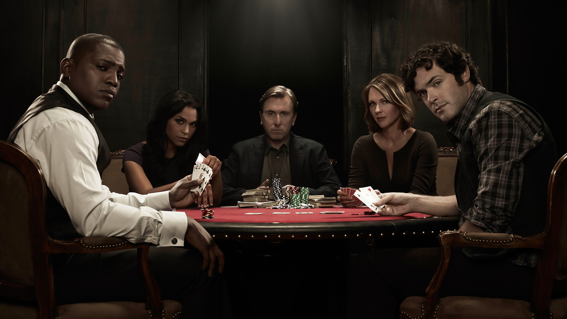 Tim Roth and cast playing poker HD Wallpaper