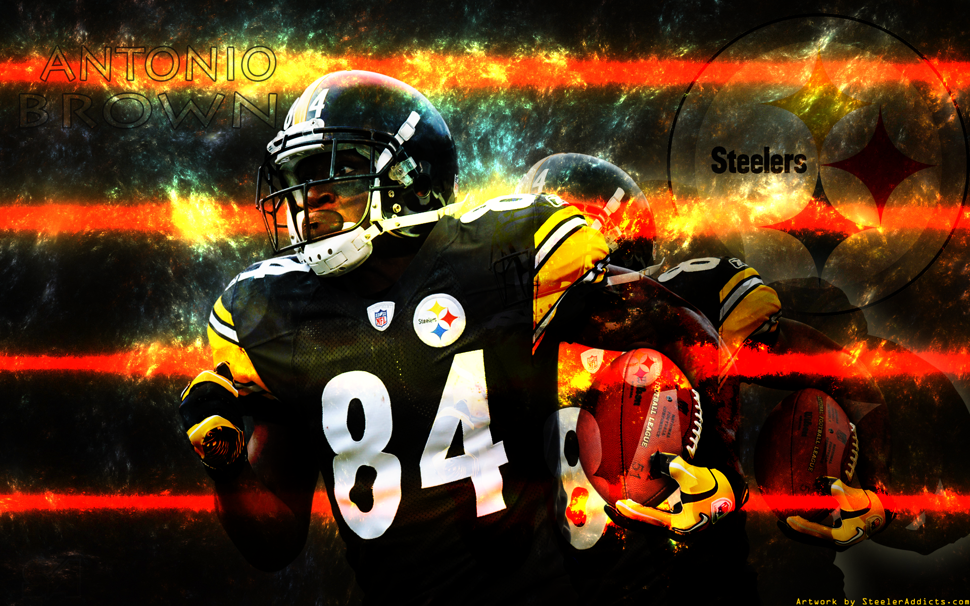 Antonio Brown Pittsburgh Steelers HD Wallpaper