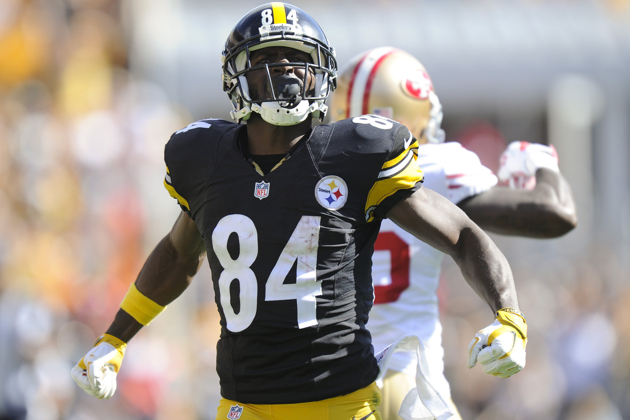 Antonio Brown of the Pittsburgh Steelers HD Wallpaper