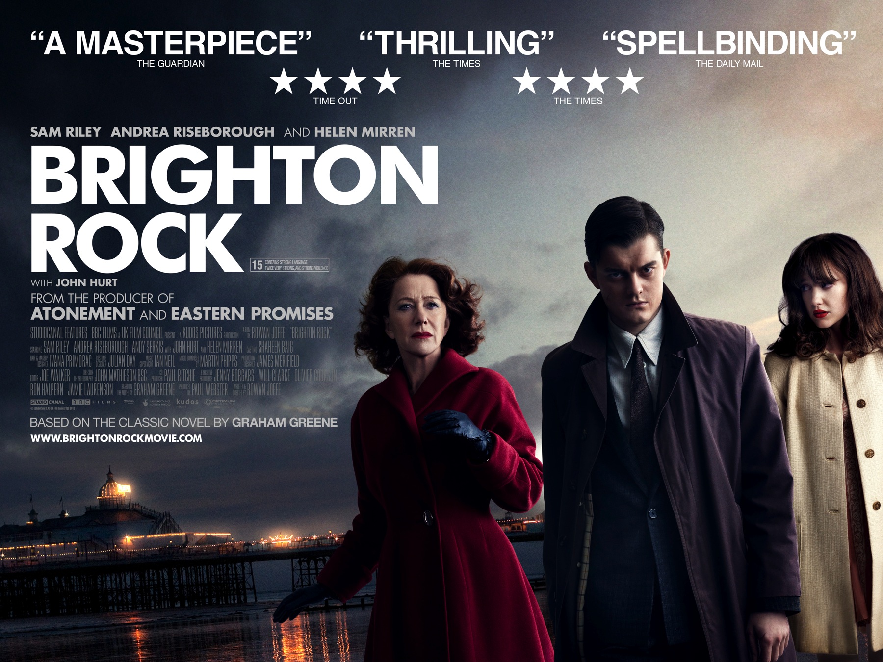 Brighton Rock Movie Poster with Sam Riley HD Wallpaper