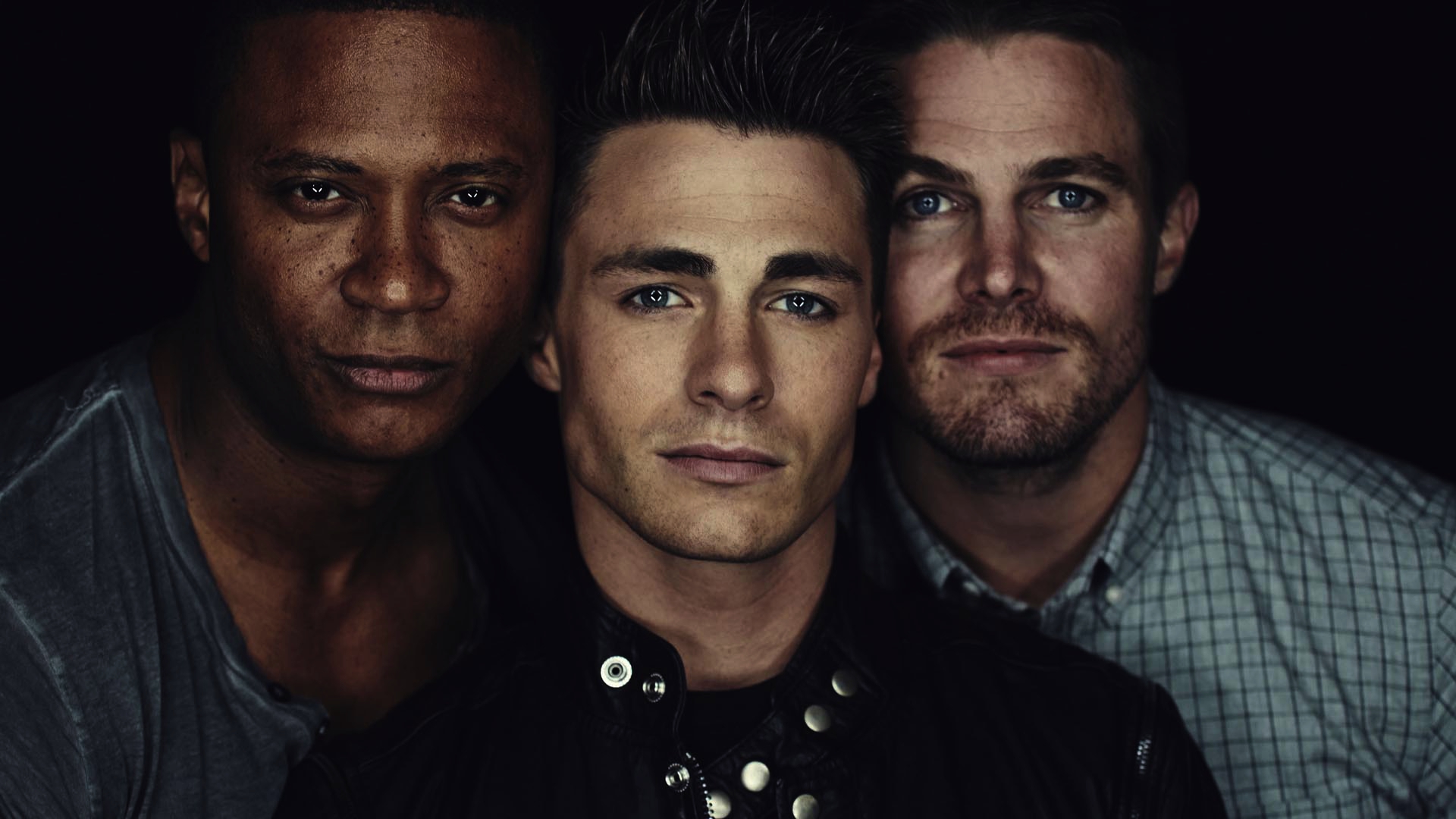 David Ramsey and two other men HD Wallpaper