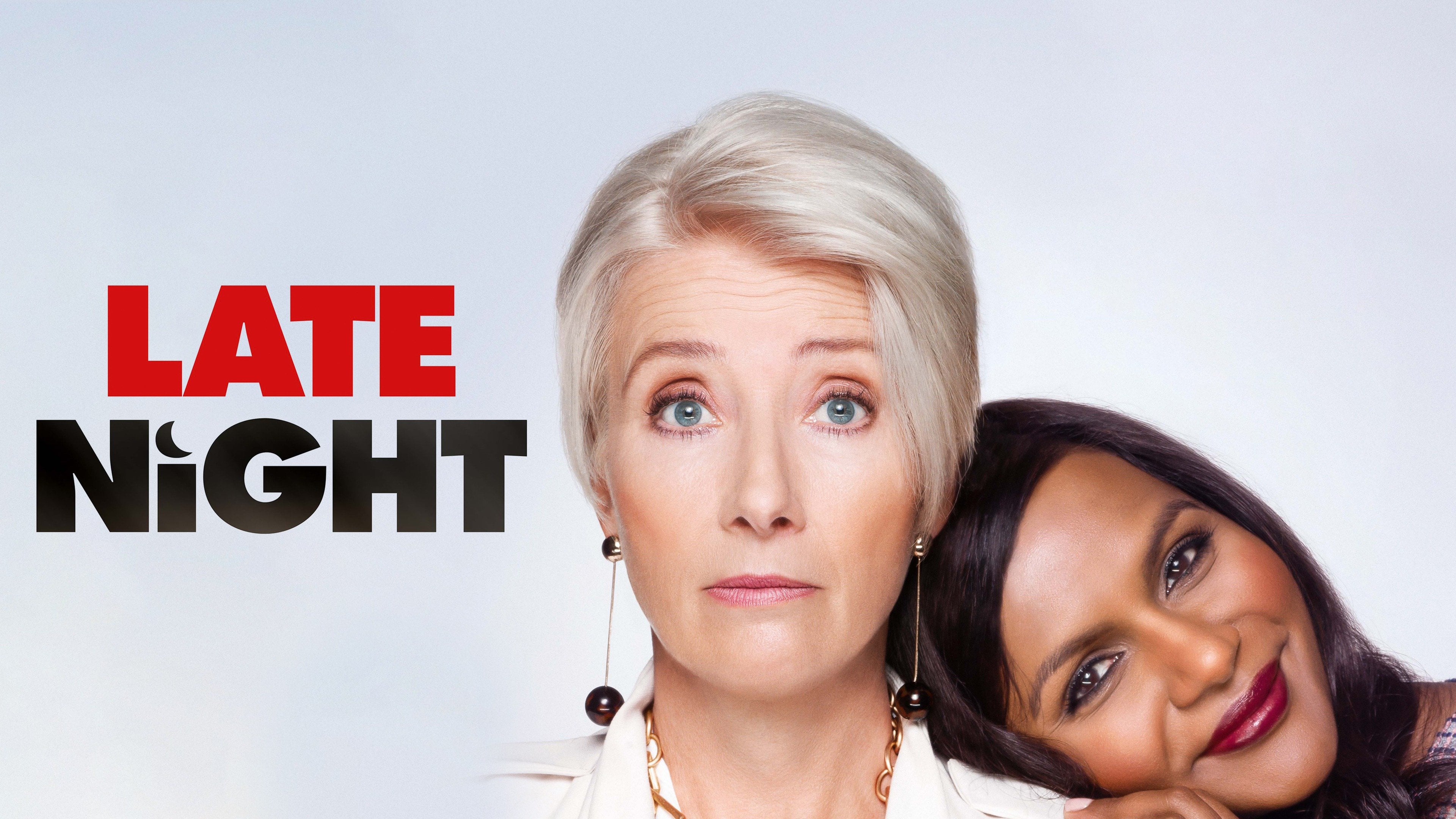 Late Night movie poster with Emma Thompson and Mindy Kaling HD Wallpaper