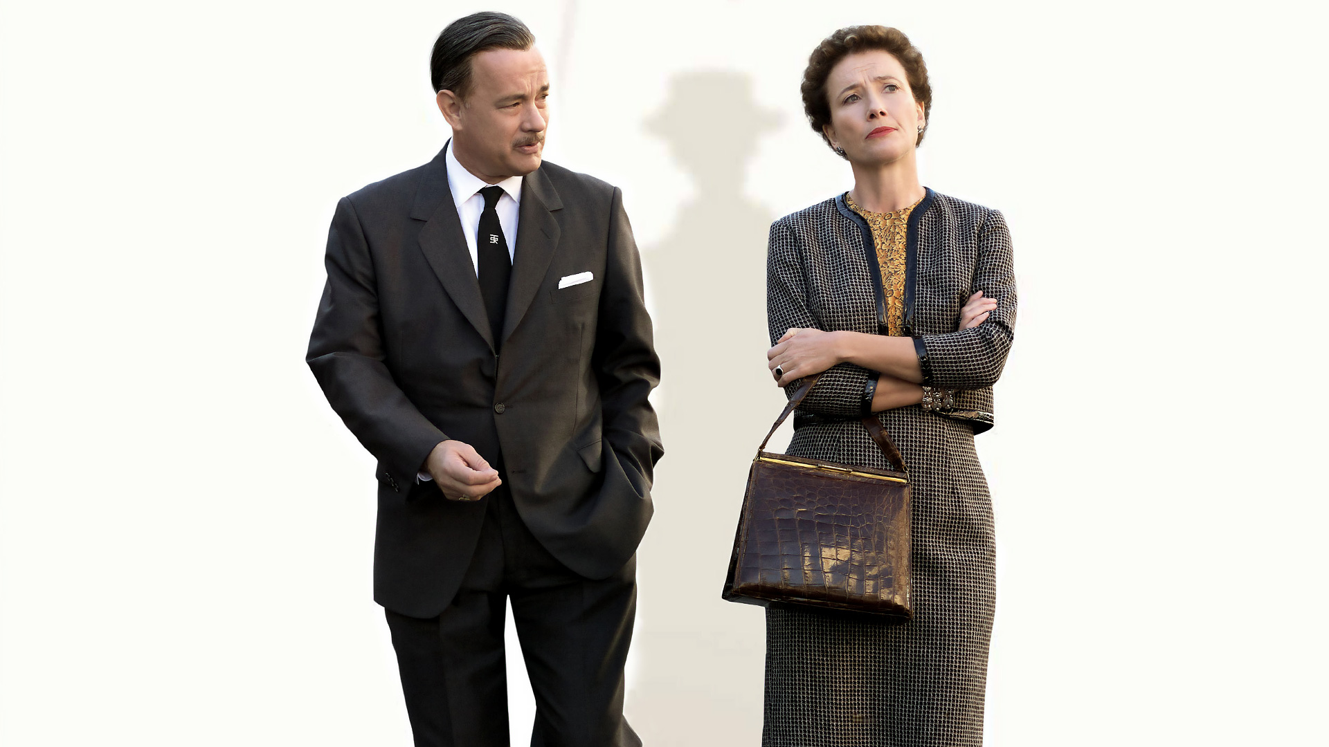 Tom Hanks and Emma Thompson in Saving Mr. Banks HD Wallpaper