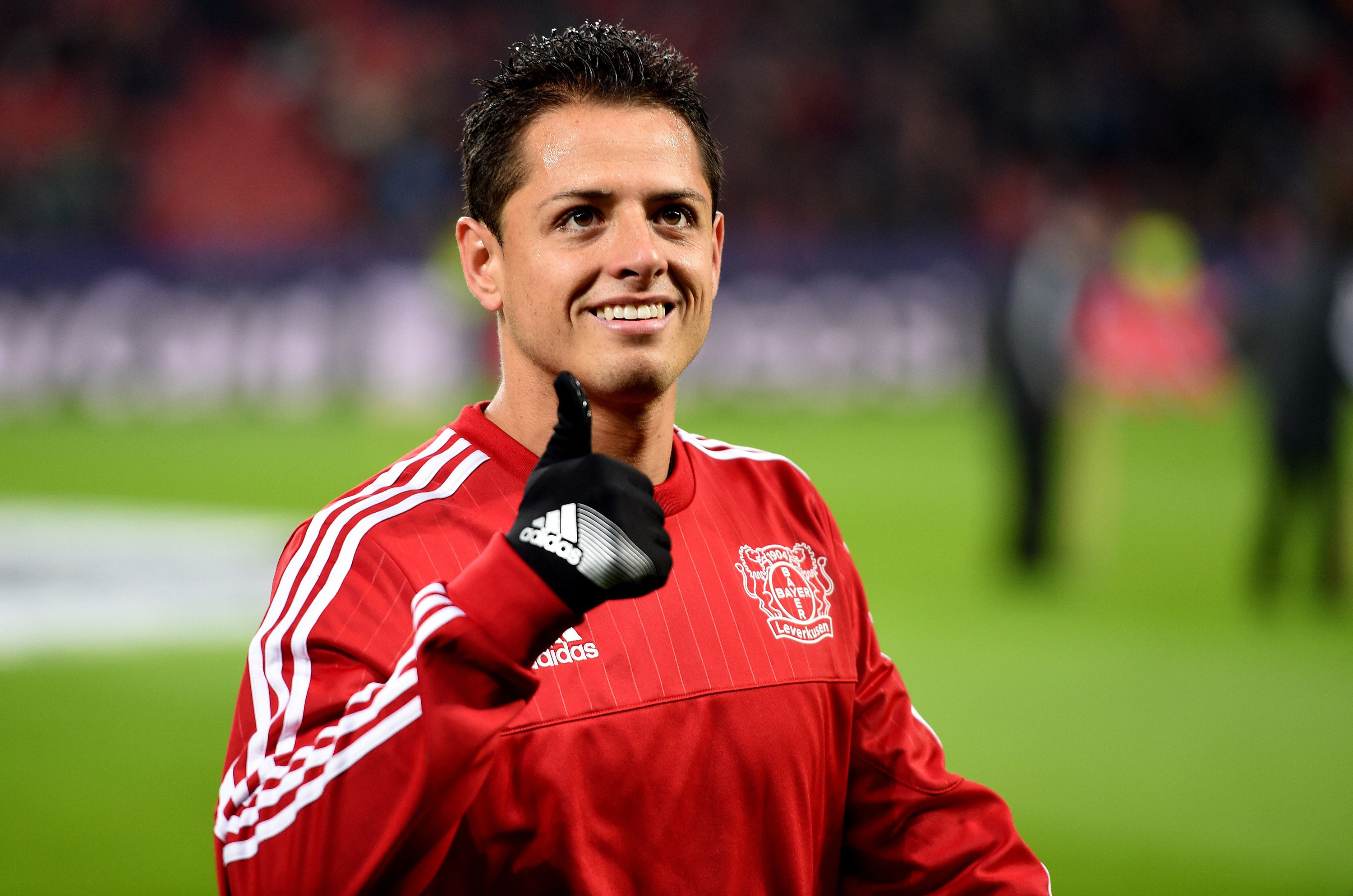 Javier Hernández in Adidas tracksuit HD Wallpaper