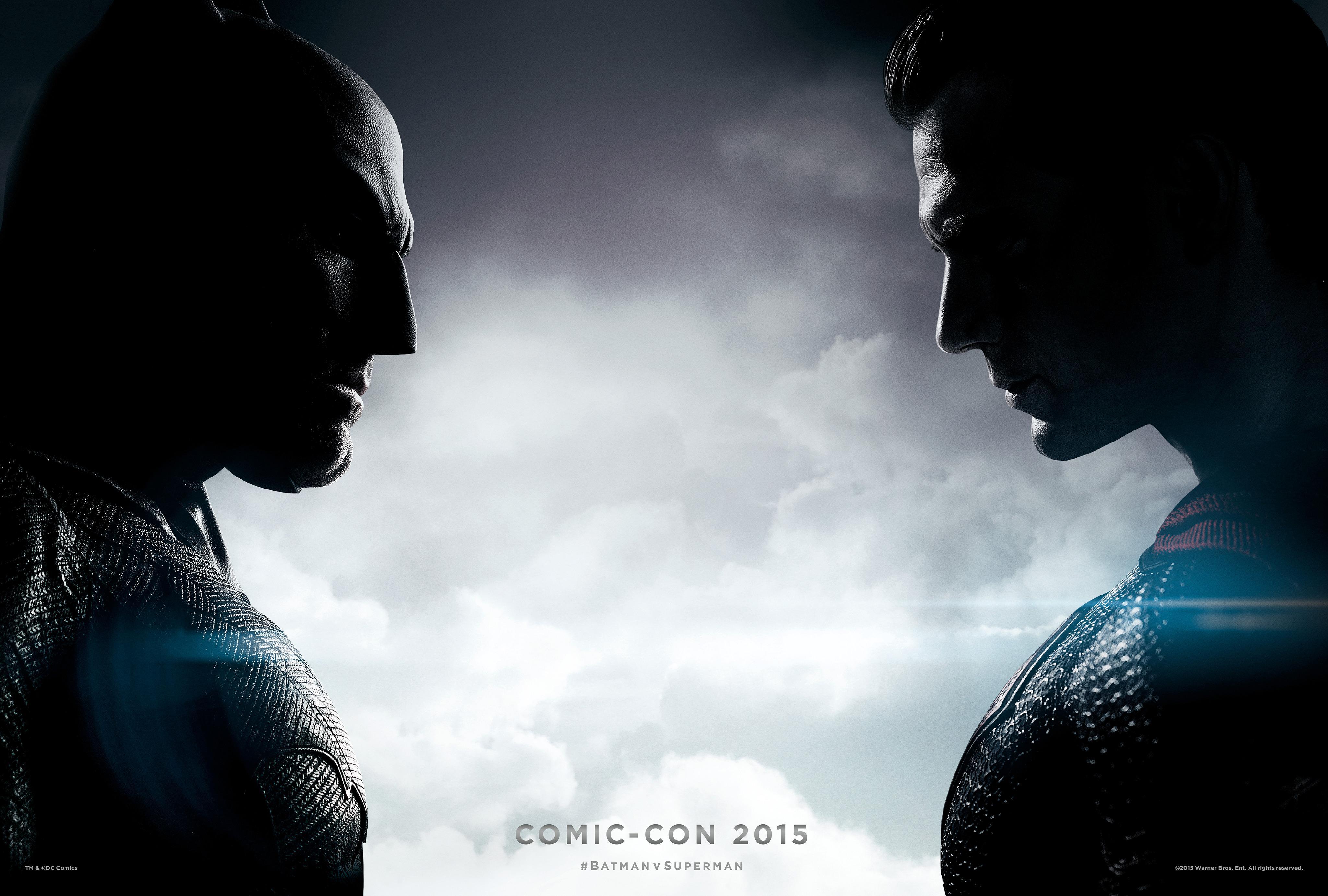 Batman v Superman Comic-Con 2015 Poster HD Wallpaper
