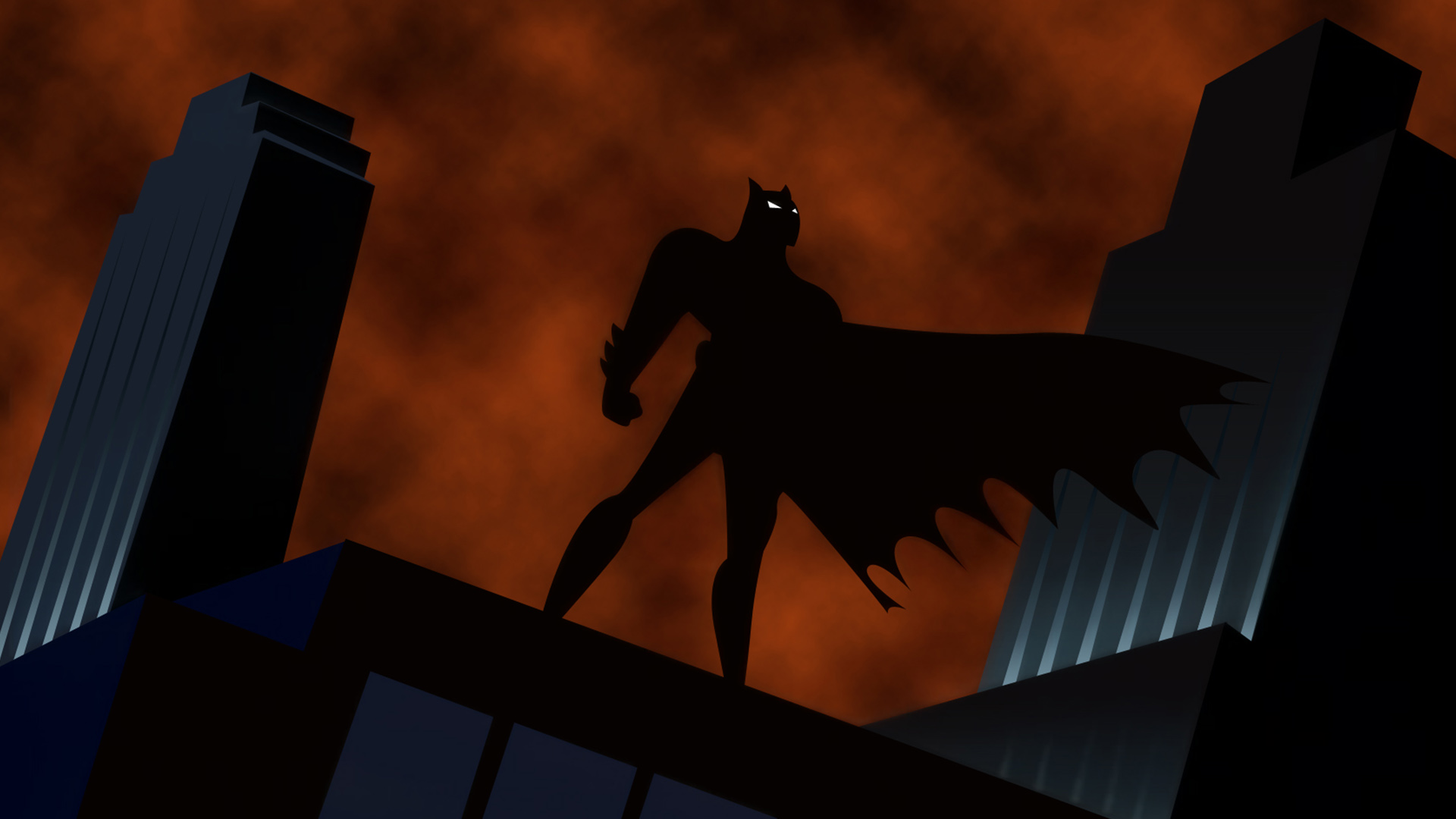Batman from Batman: The Animated Series HD Wallpaper