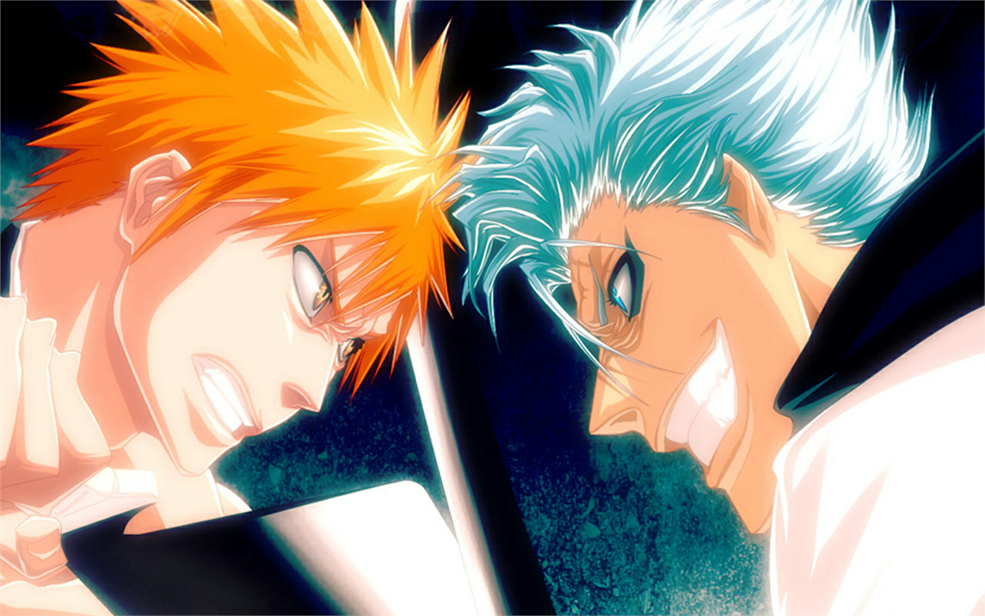 Ichigo Kurosaki and Sosuke Aizen from Bleach HD Wallpaper