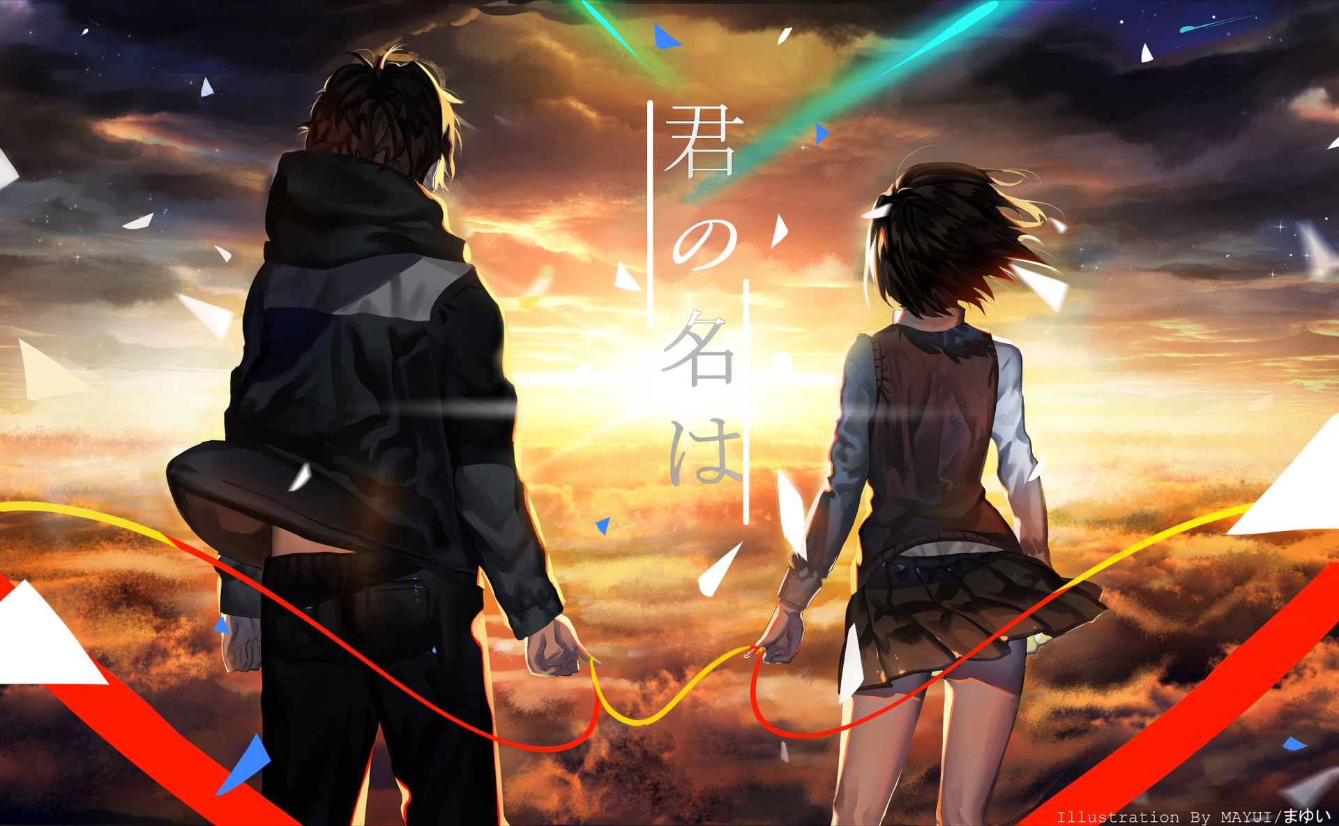 Kimi no Na wa. Mitsuha Miyamizu HD Wallpaper