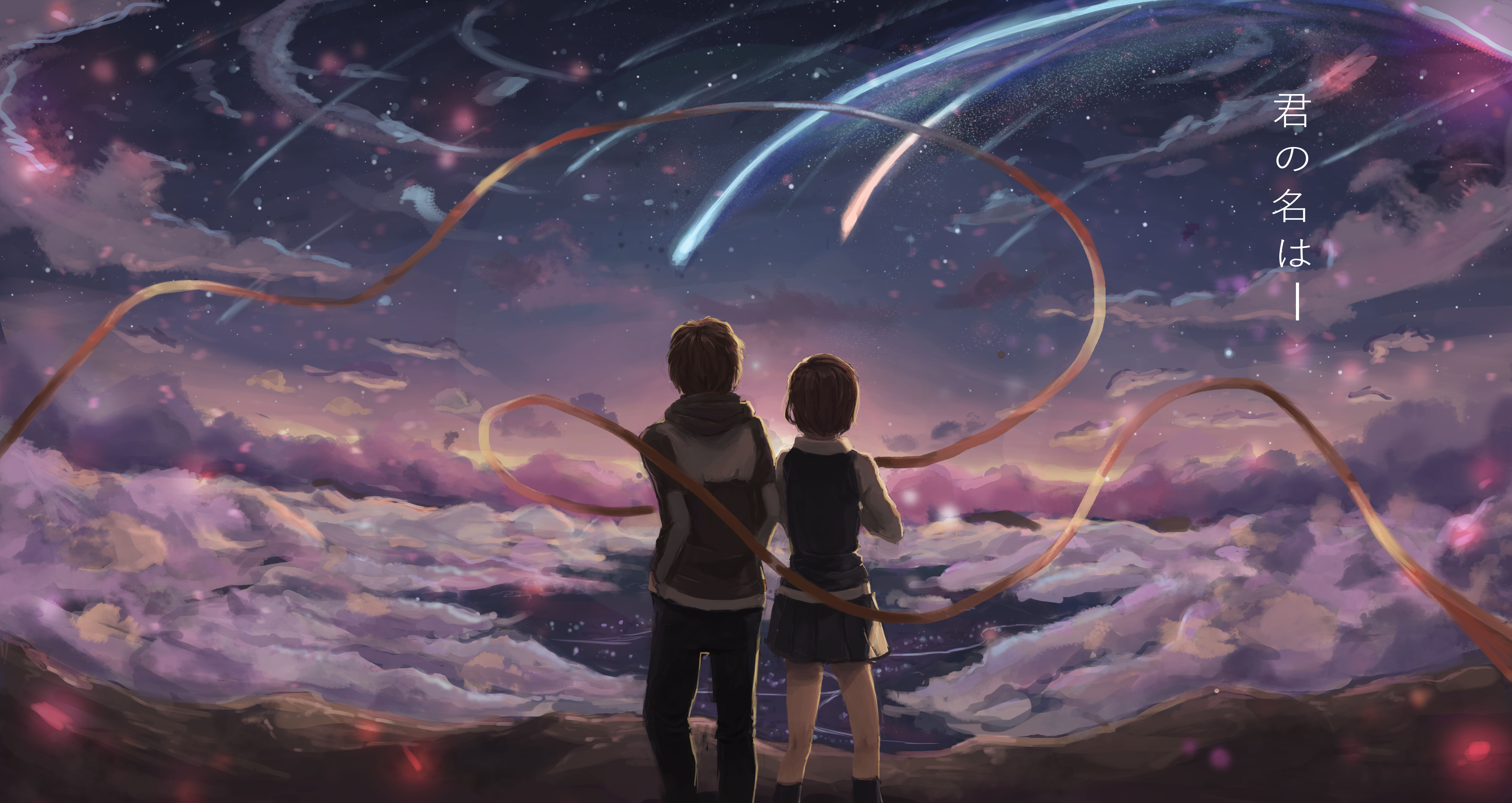 Mitsuha Miyamizu from Kimi no Na wa. HD Wallpaper
