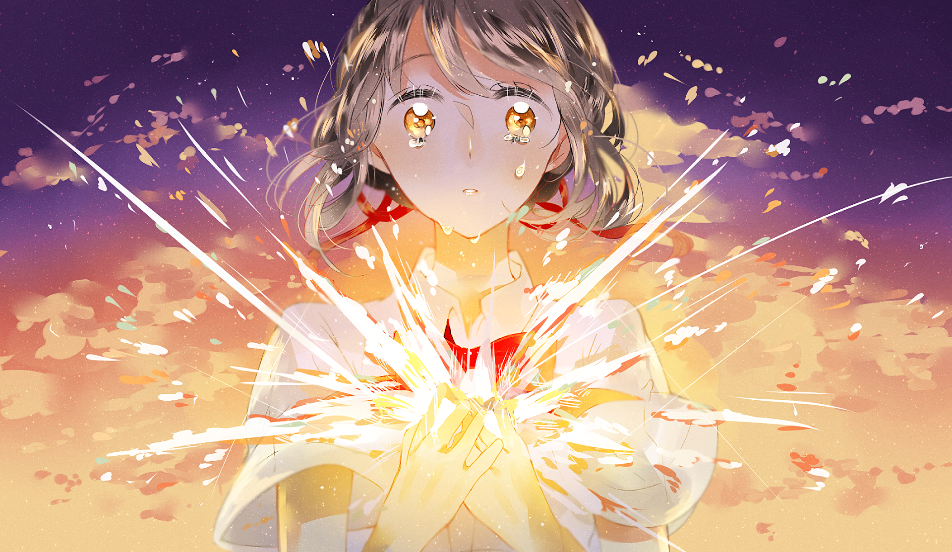 Mitsuha Miyamizu from Kimi no Na wa. HD Wallpaper