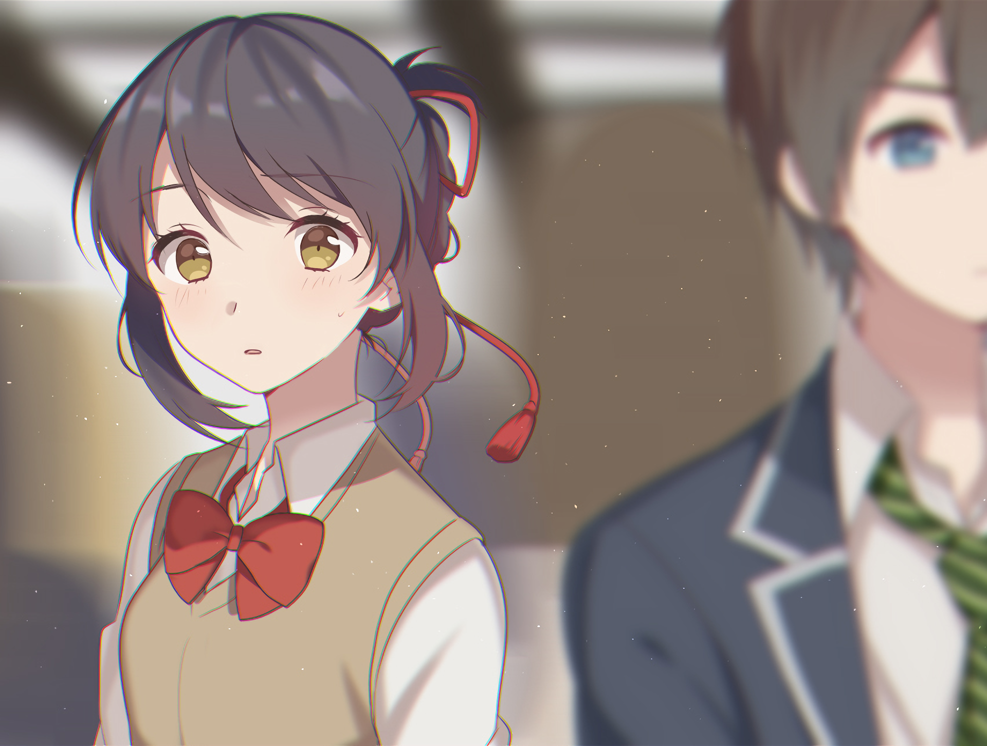 Mitsuha Miyamizu from Kimi no Na wa. HD Wallpaper