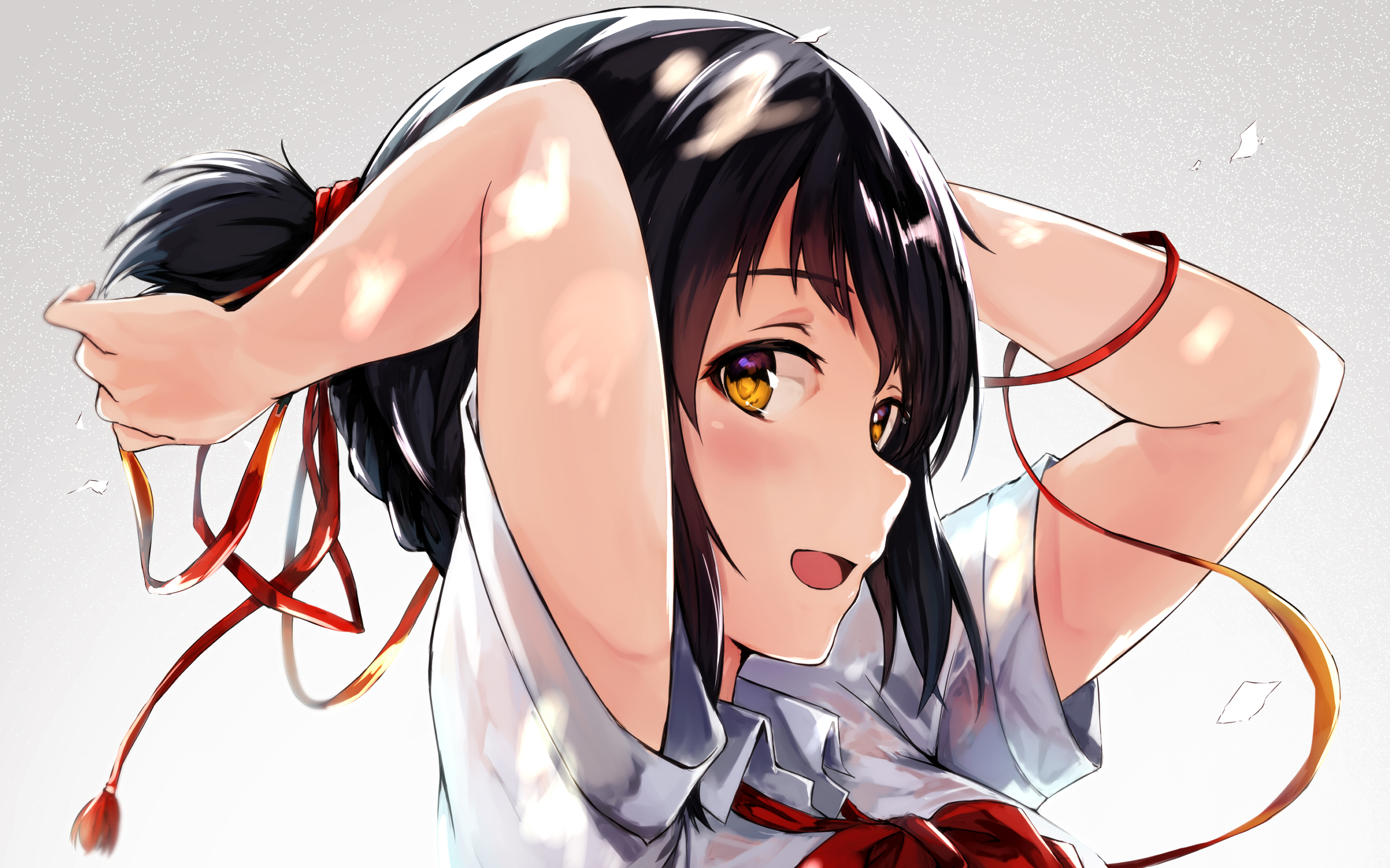 Mitsuha Miyamizu from Kimi no Na wa. HD Wallpaper