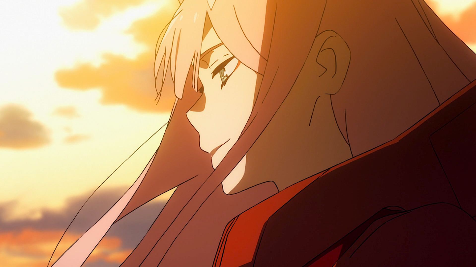 Zero Two from Darling in the FranXX HD Wallpaper