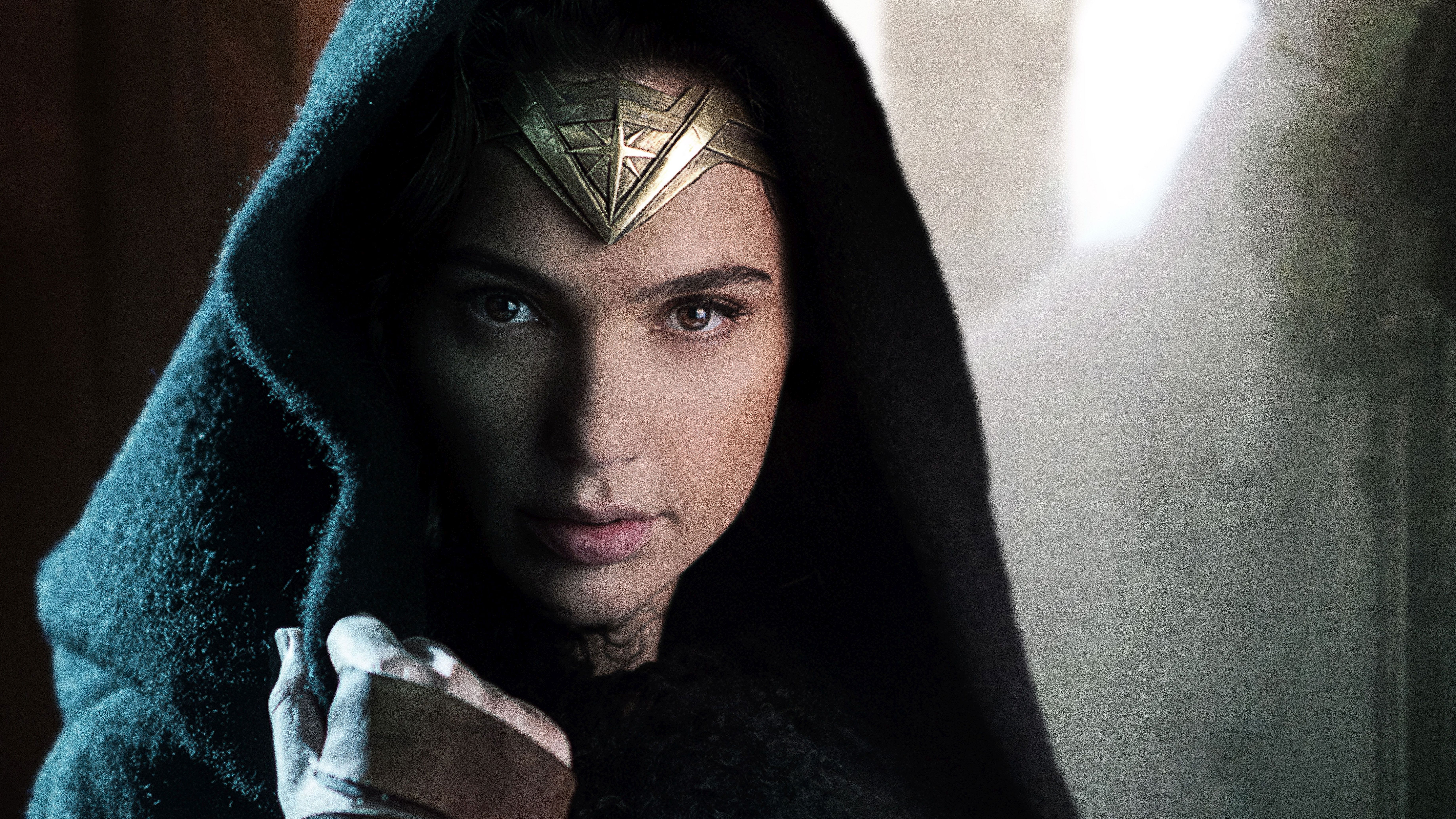 Wonder Woman wearing a hood and tiara HD Wallpaper