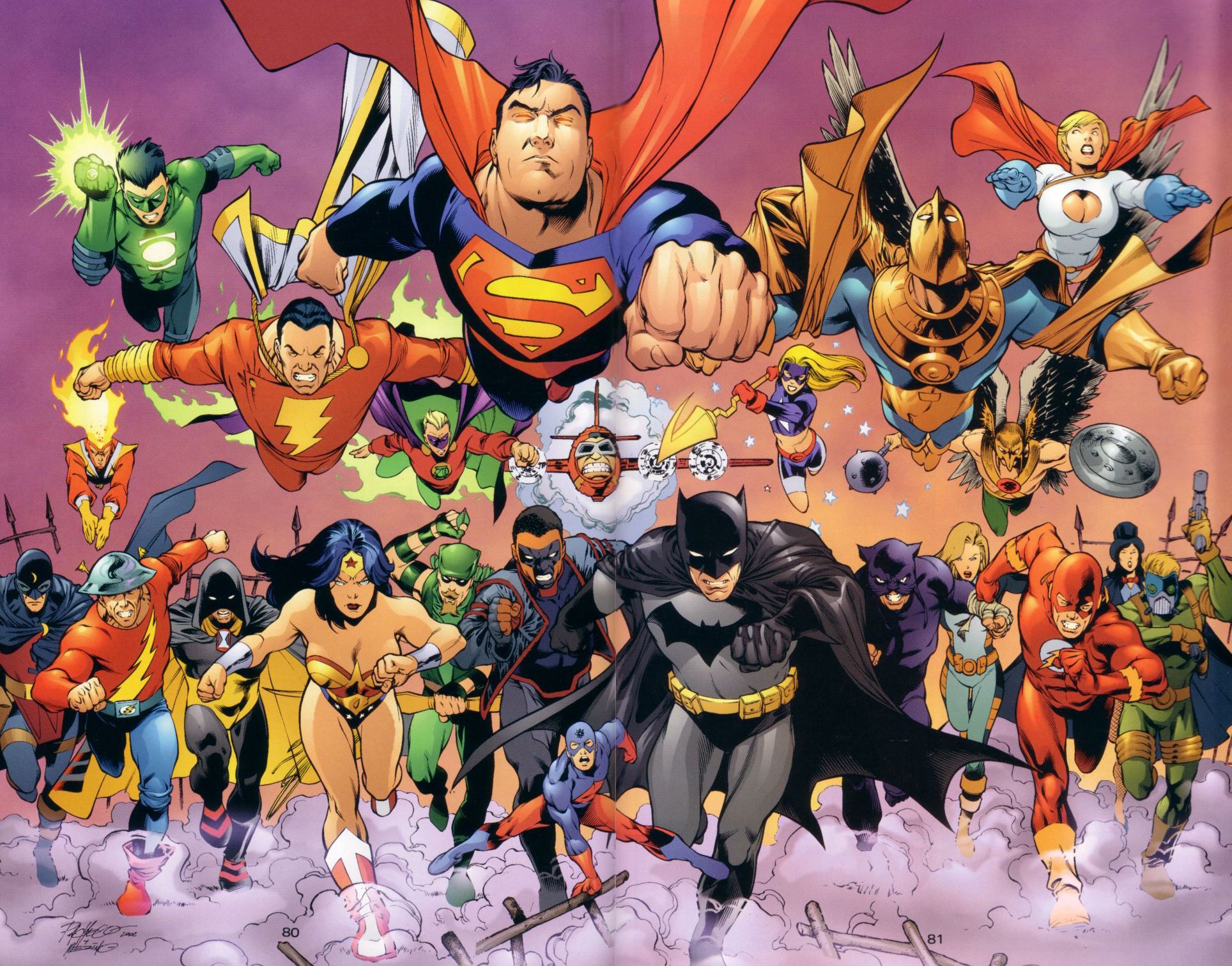 DC Comics Superheroes Assemble HD Wallpaper