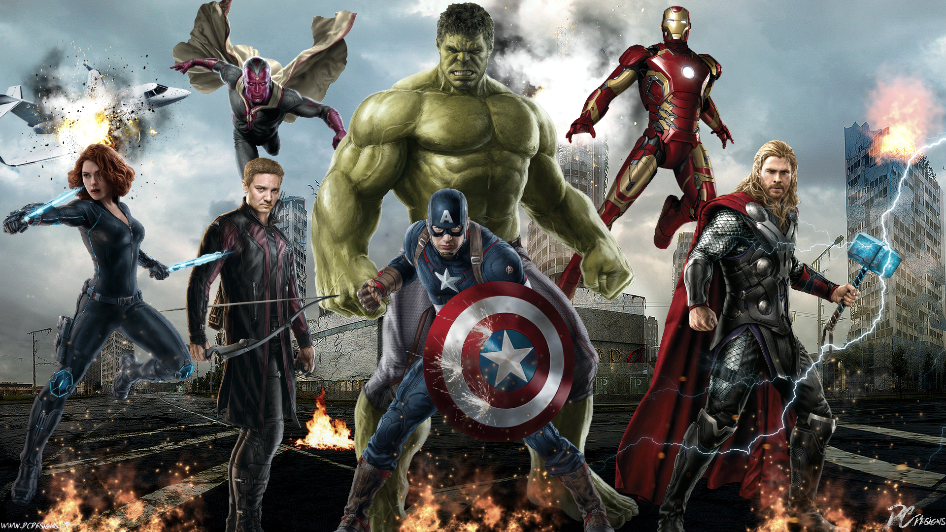 Avengers from Marvel Comics HD Wallpaper