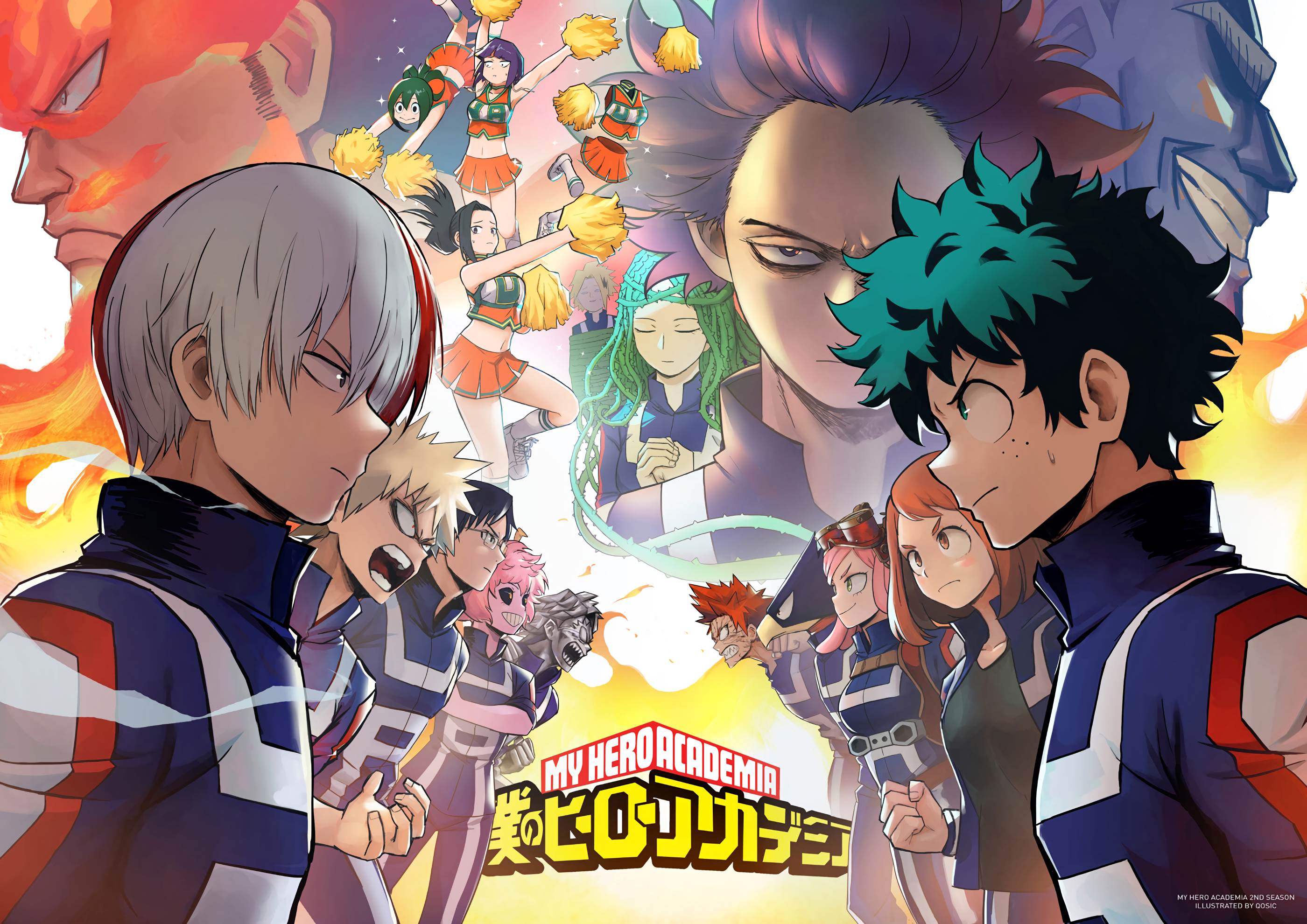 My Hero Academia Season 2 cast HD Wallpaper