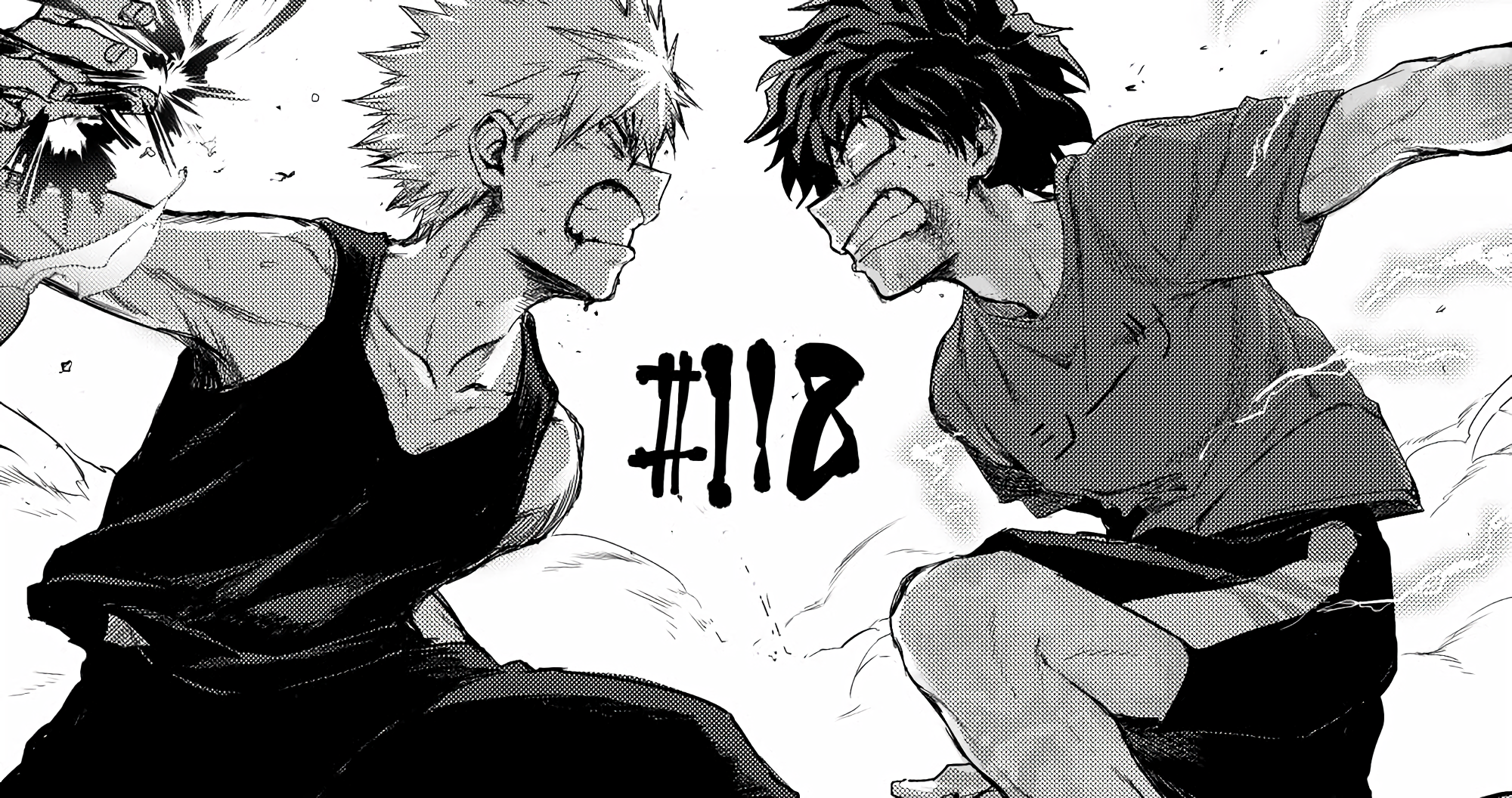 Katsuki Bakugo and Izuku Midoriya from My Hero Academia HD Wallpaper