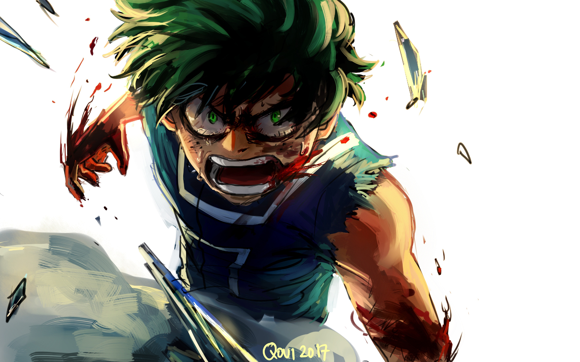 Izuku Midoriya from My Hero Academia HD Wallpaper