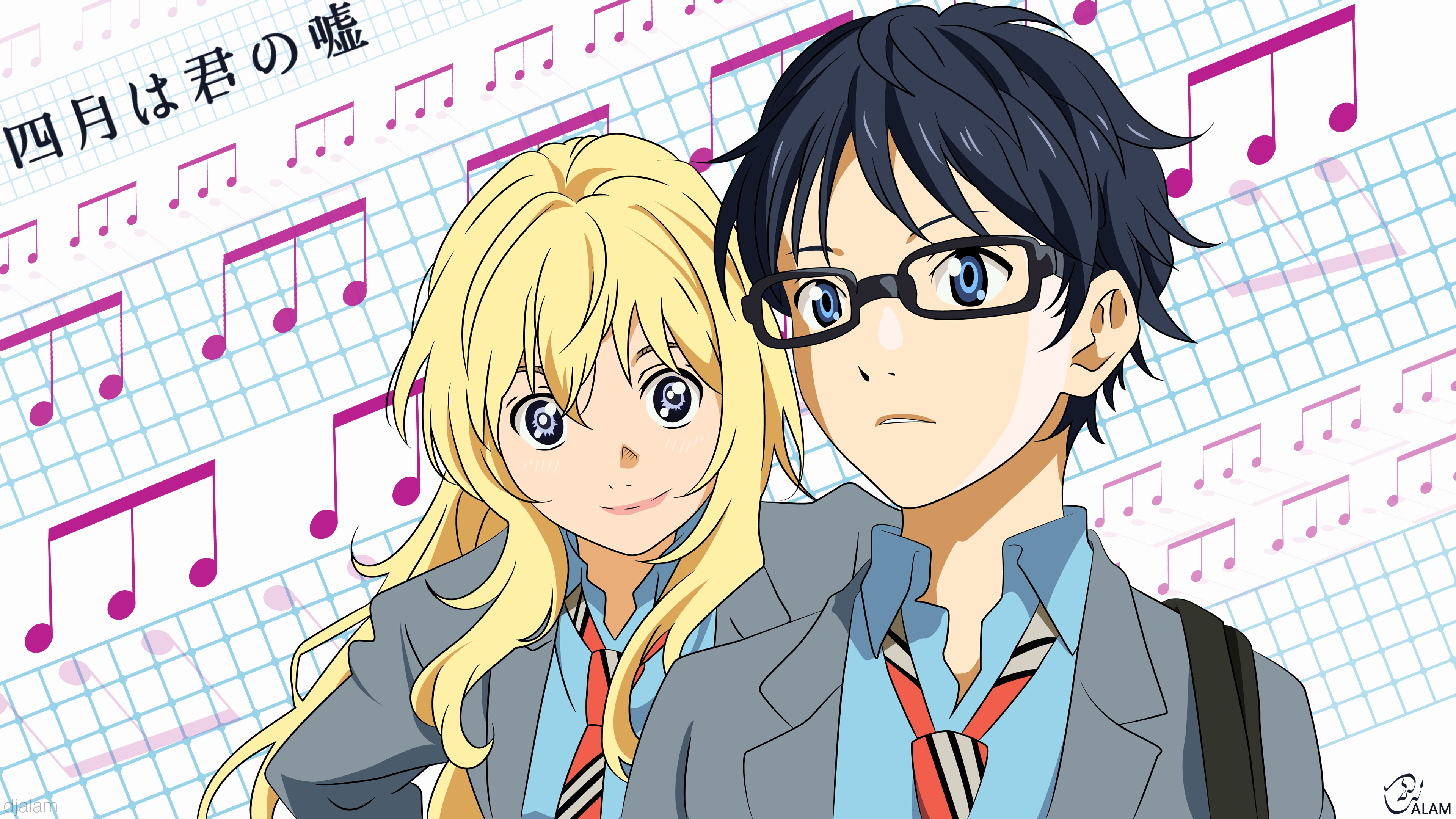 Kaori Miyazono from Your Lie in April HD Wallpaper