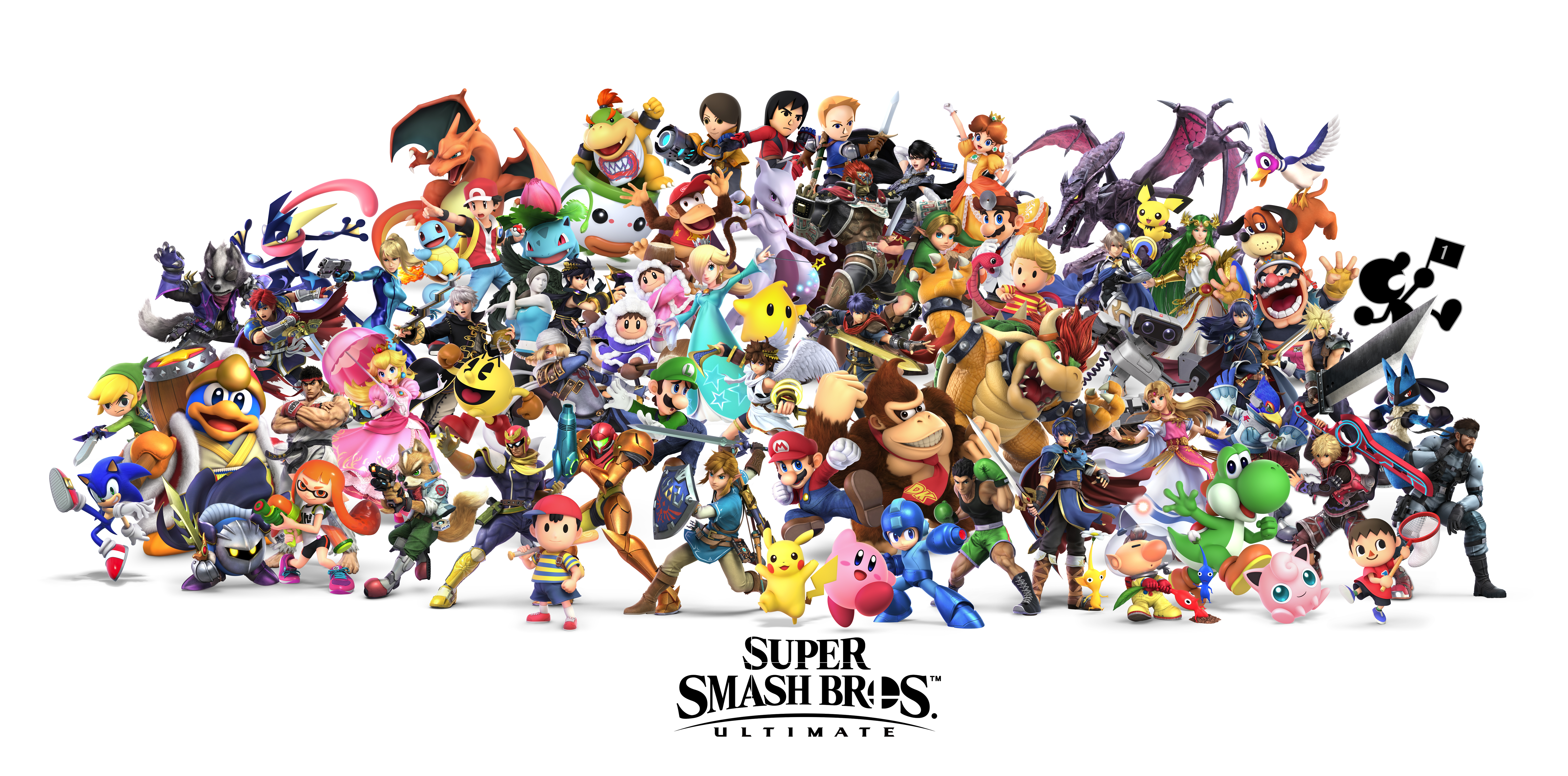 Super Smash Bros. Ultimate Roster HD Wallpaper