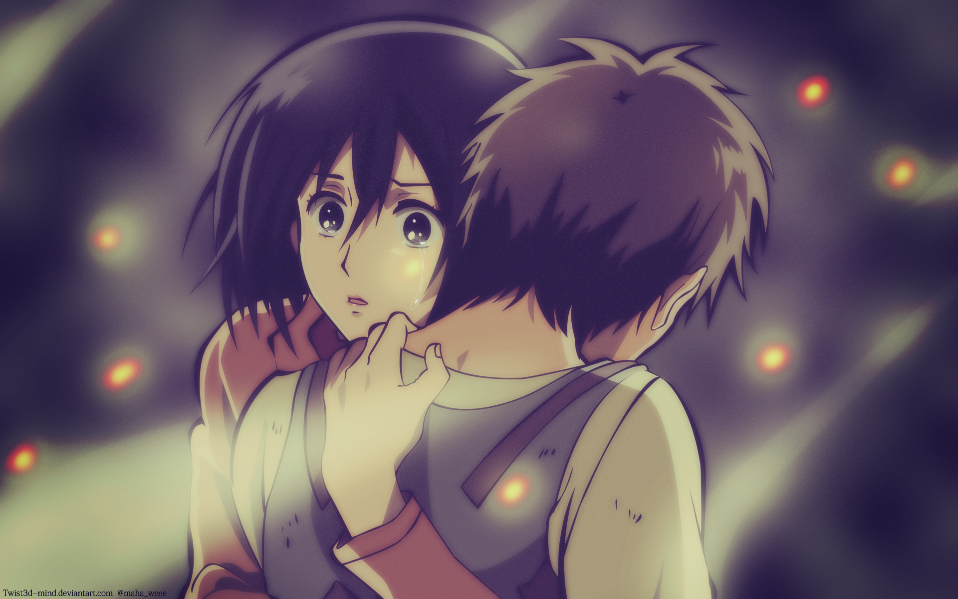 Mikasa Ackerman from Attack on Titan HD Wallpaper