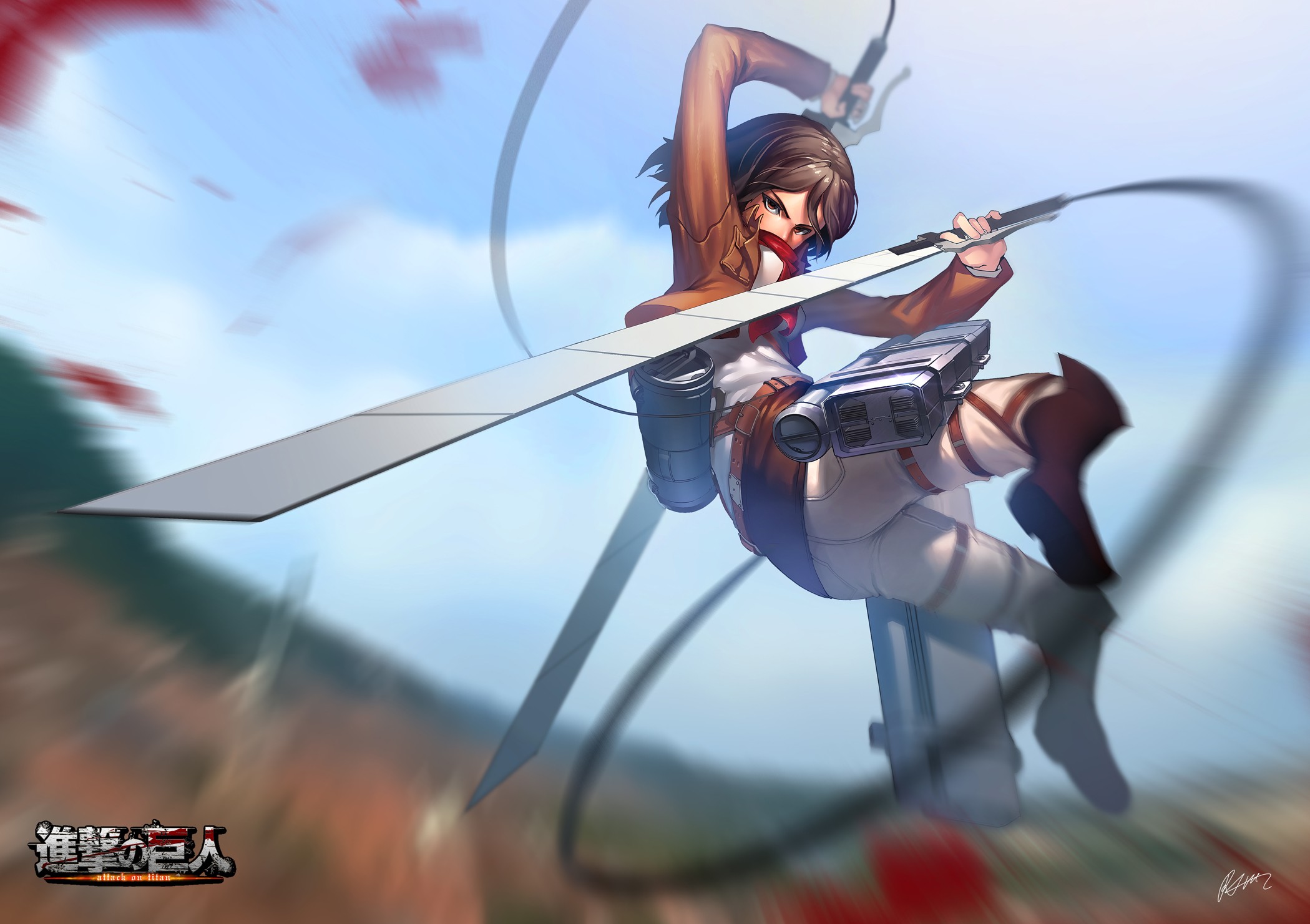 Mikasa Ackerman HD Wallpaper