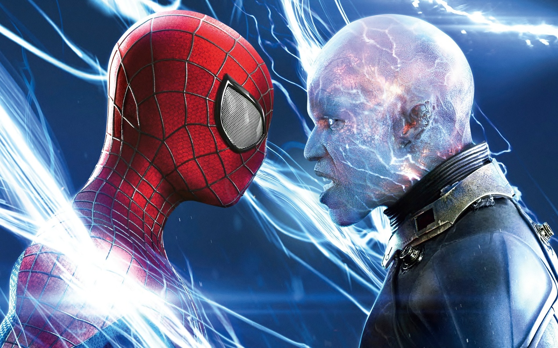 Spider-Man vs Electro from The Amazing Spider-Man 2 HD Wallpaper