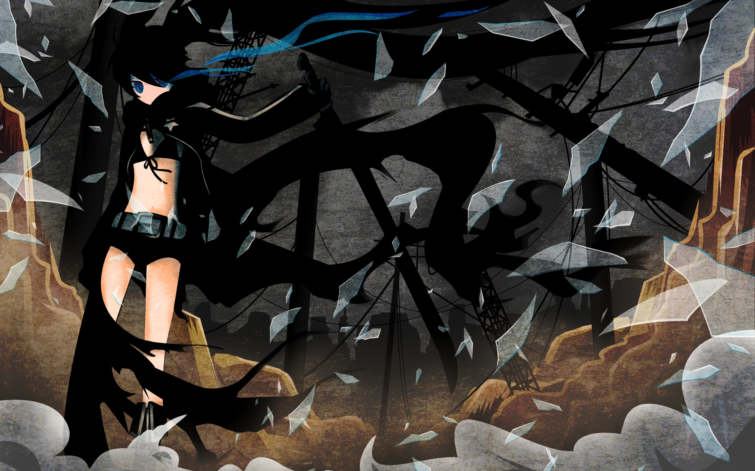 Black Rock Shooter HD Wallpaper
