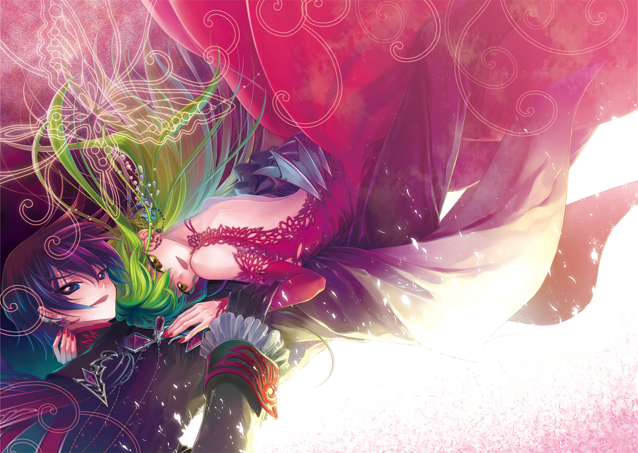 Lelouch Lamperouge and C.C. from Code Geass HD Wallpaper