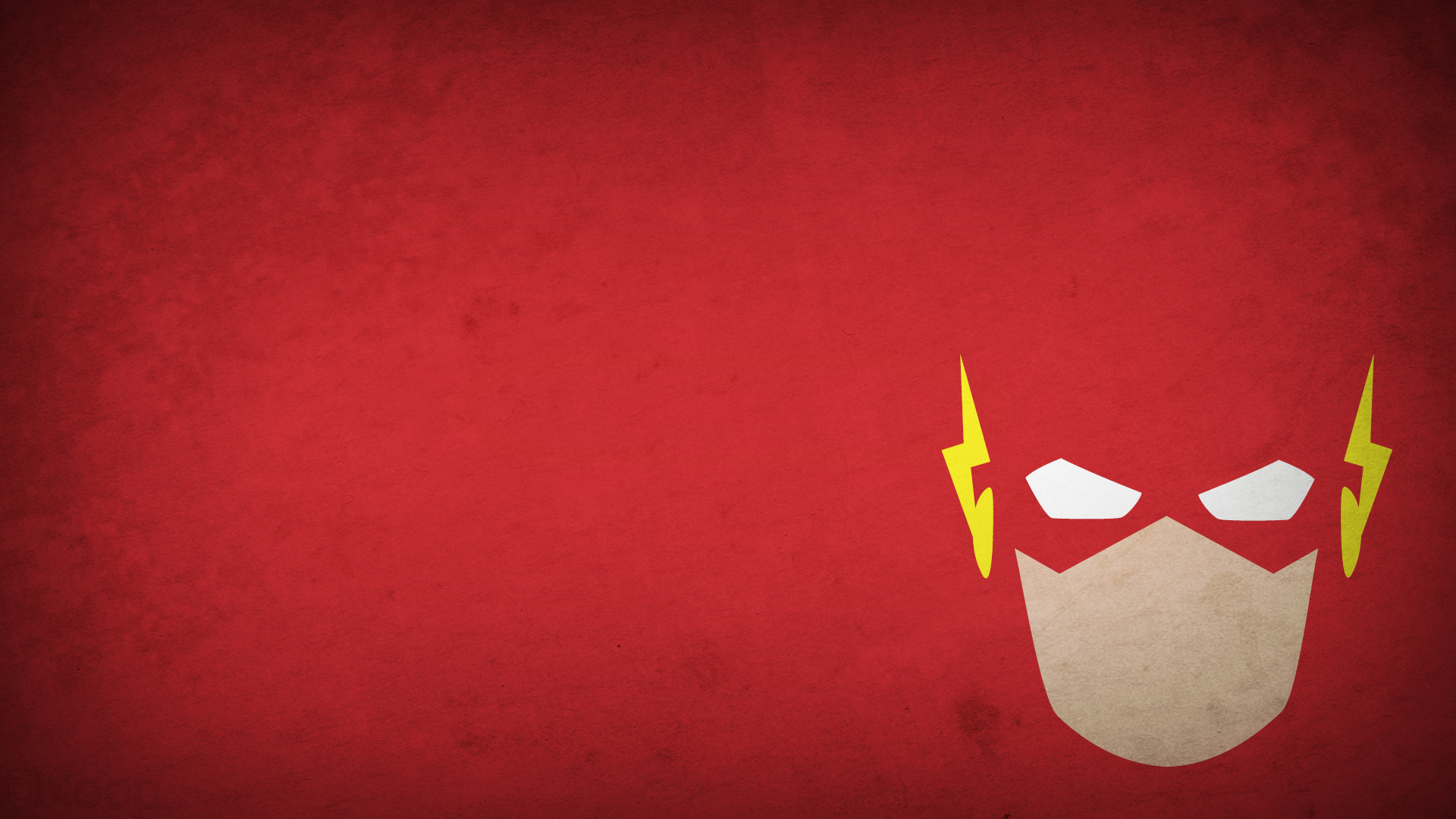 Flash from DC Comics minimalist mask HD Wallpaper