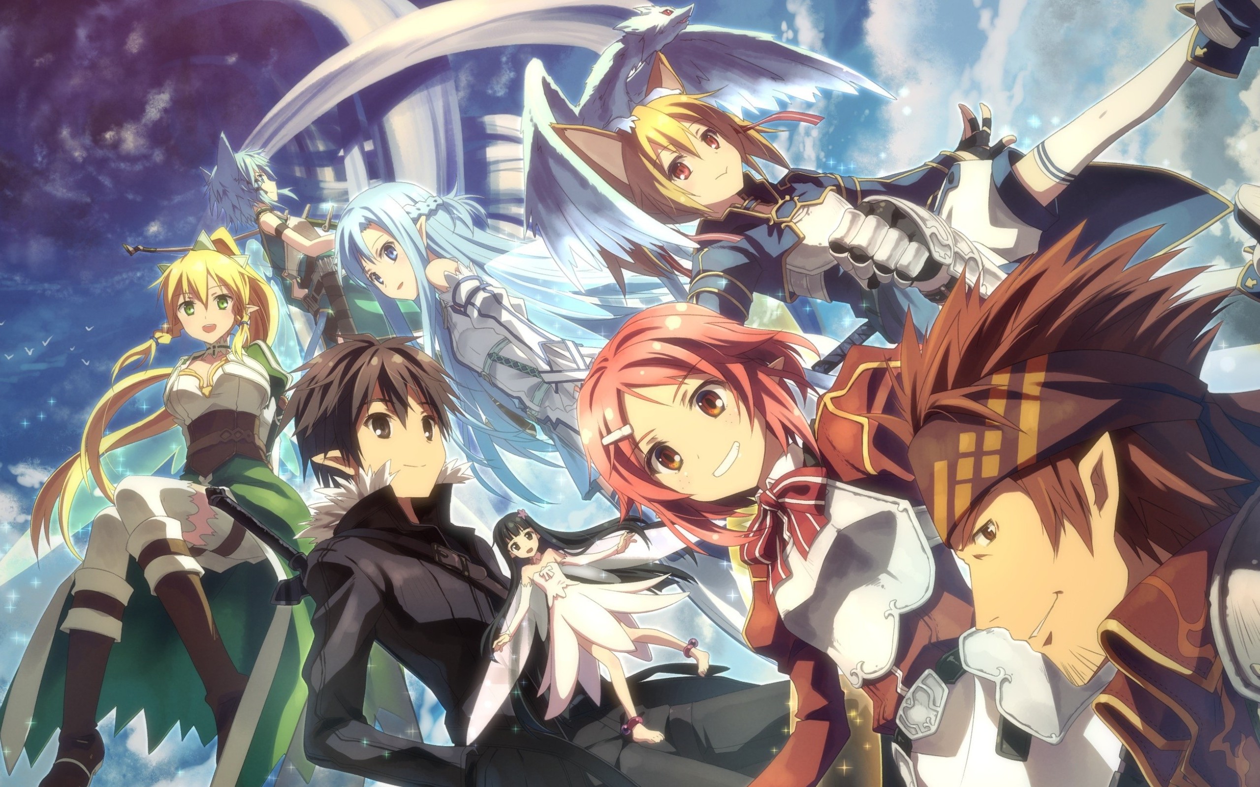 Sword Art Online characters HD Wallpaper